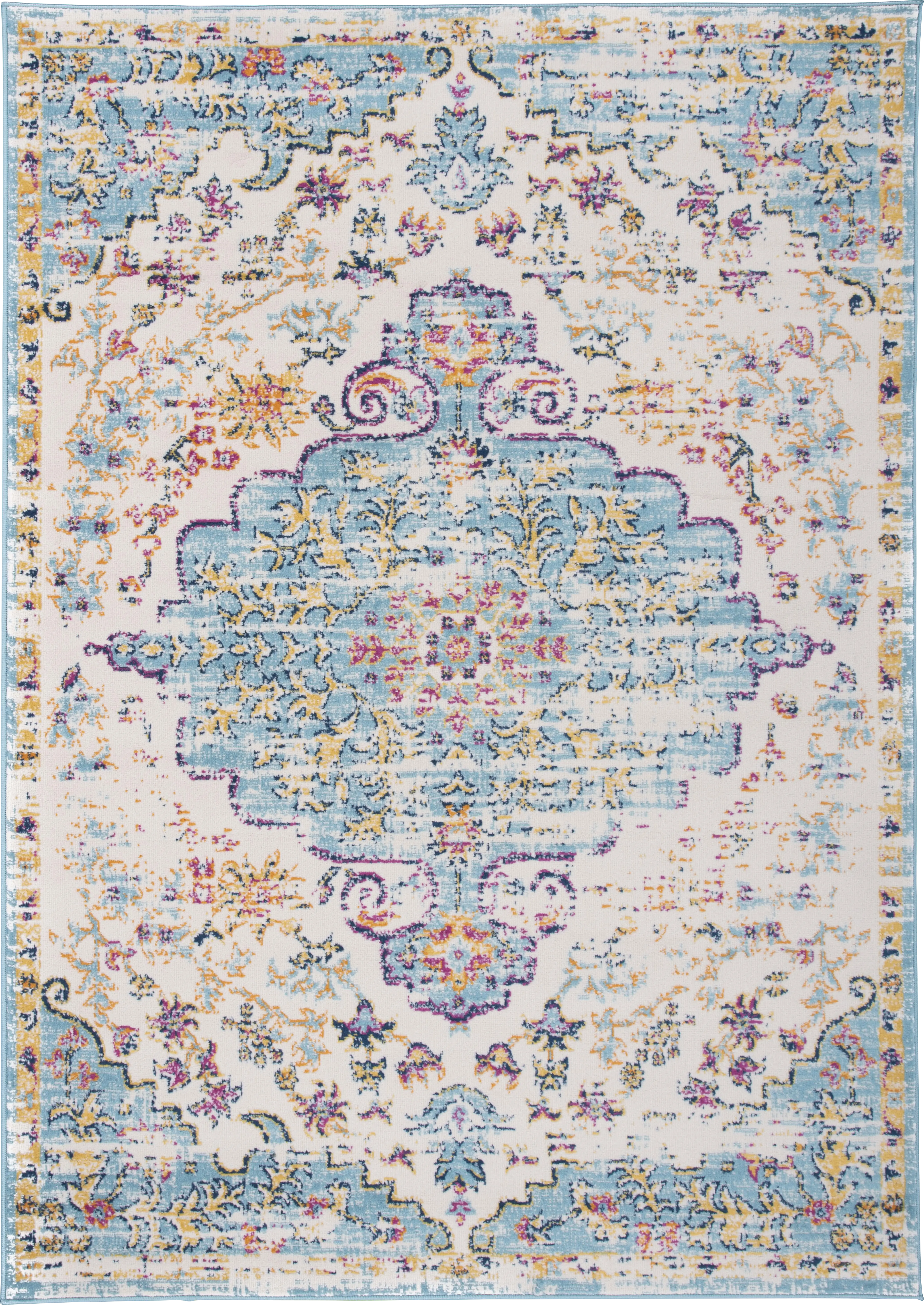 Jasbir Turquoise 8' x 10' Rug - Thumbnail - Image 1