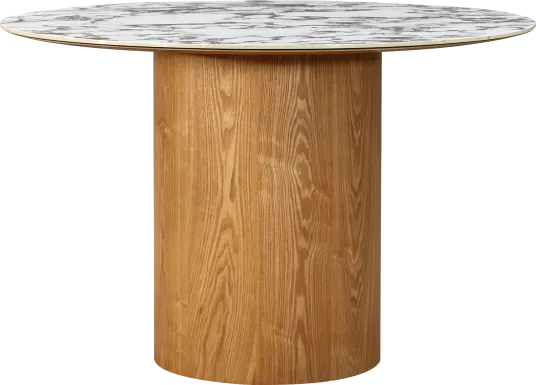 Chaytor Brown Round Dining Table