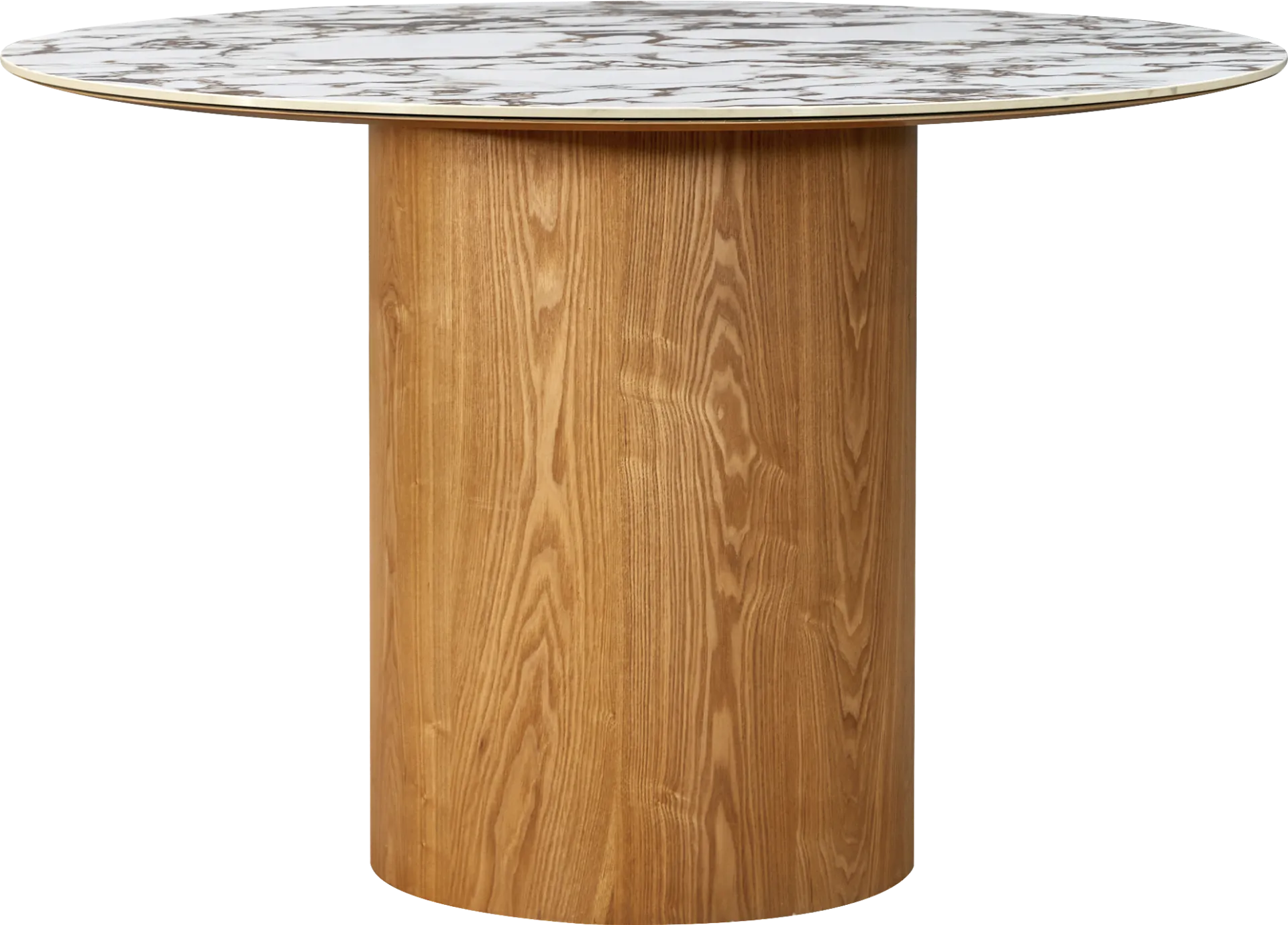 Chaytor Brown Round Dining Table - Image 1
