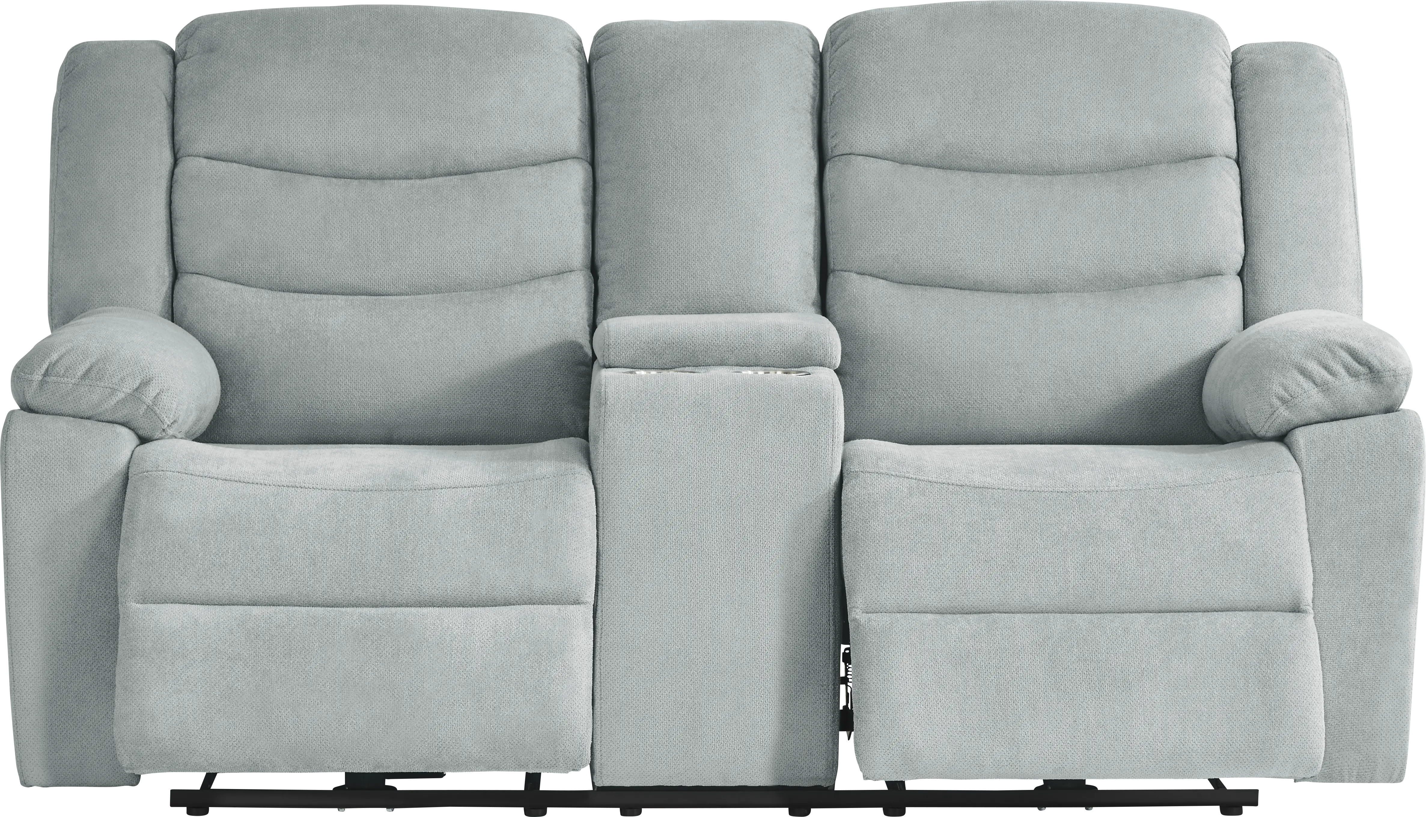 Swansea Mint Power Reclining Console Loveseat - Thumbnail - Image 1