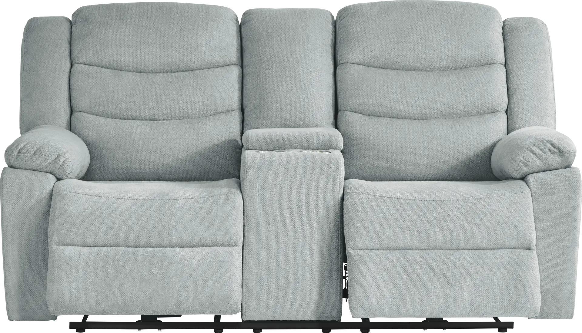 Swansea Mint Power Reclining Console Loveseat