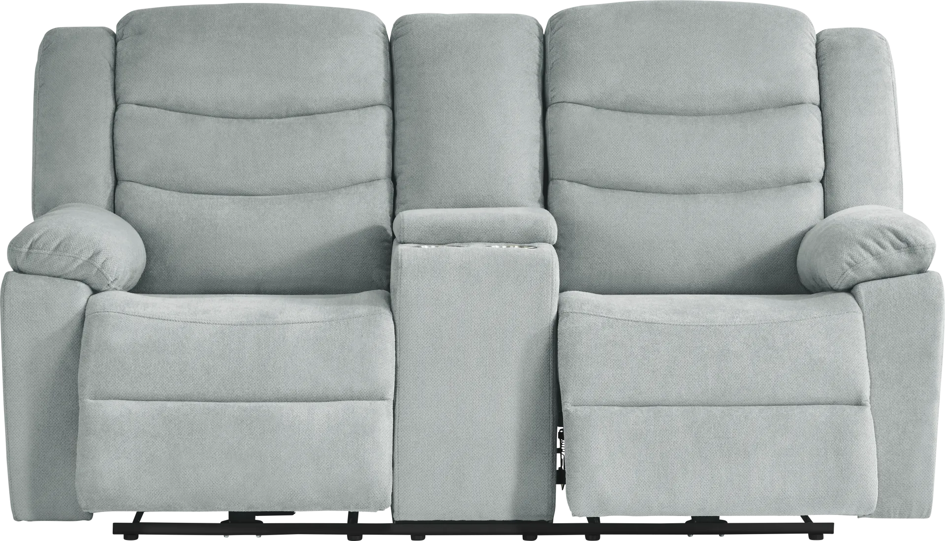 Swansea Mint Power Reclining Console Loveseat - Image 1