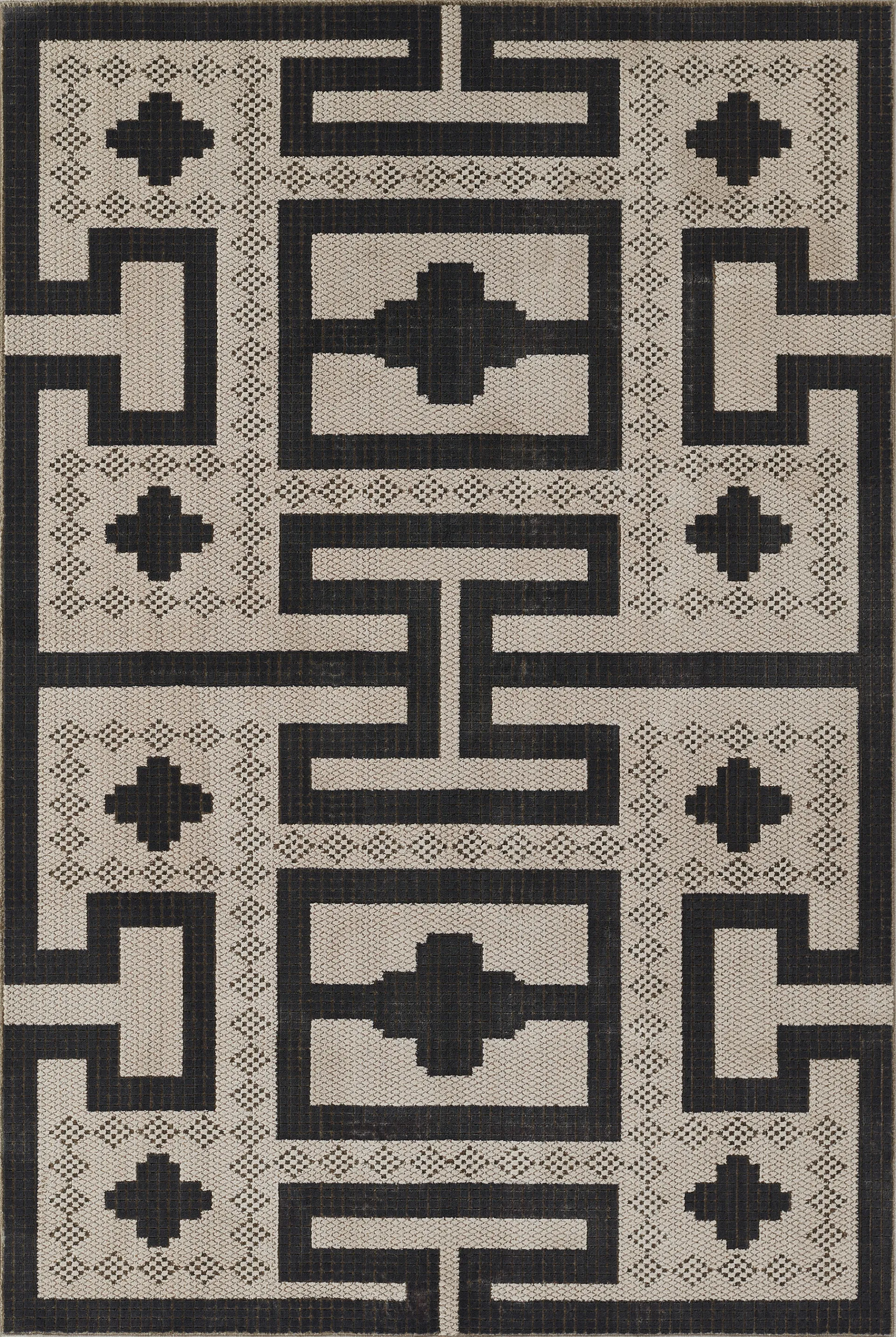 Atticas Gray 7'10 x 9'10 Rug - Image 1