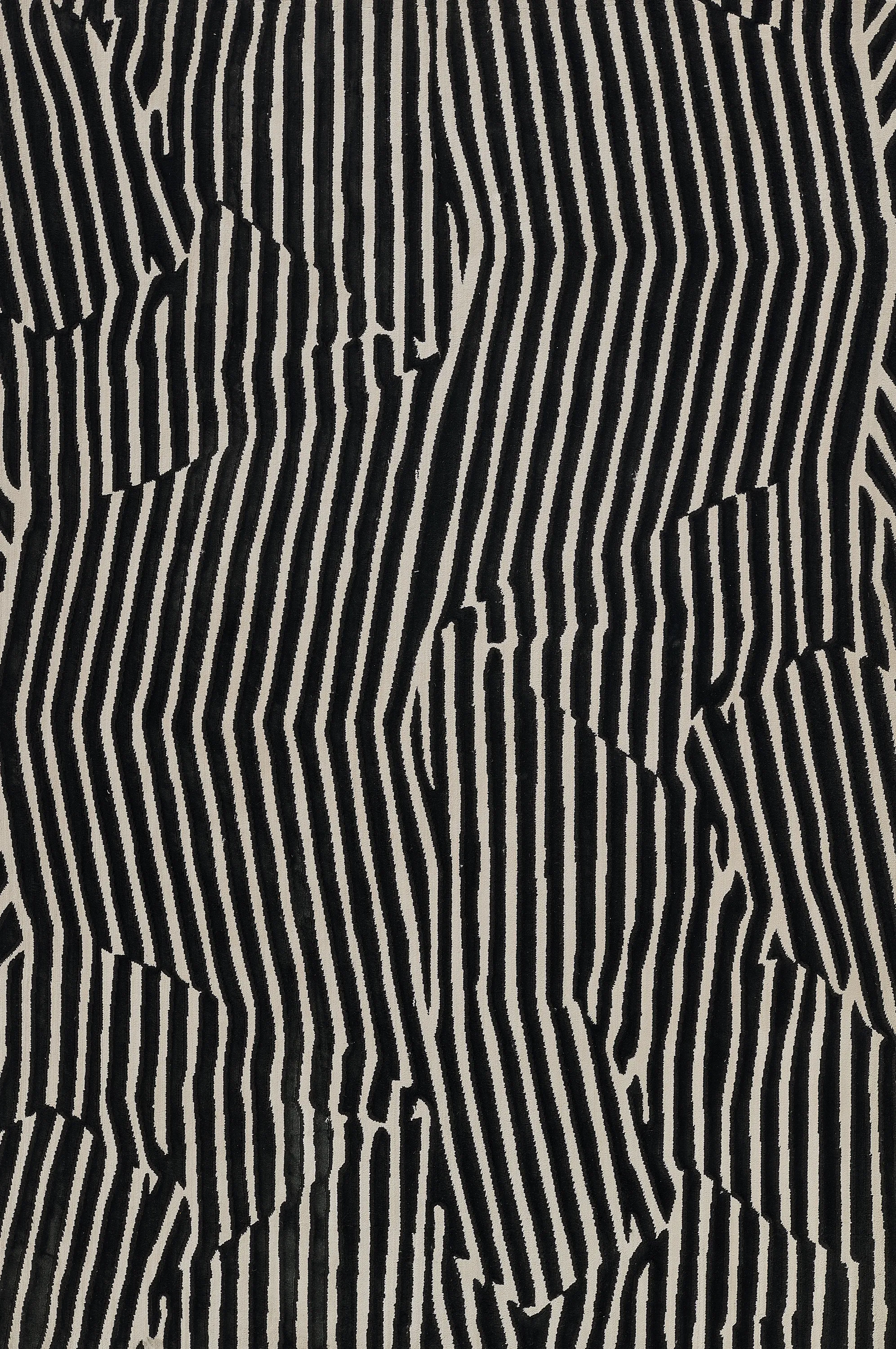 Shadow Black 7'10 x 9'10 Rug - Thumbnail - Image 1