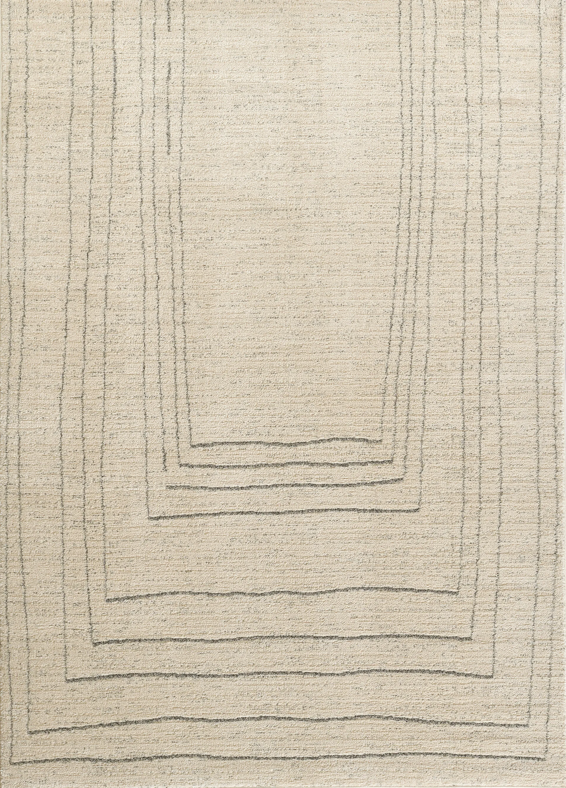 Landan Off-White 5'3 x 7'3 Rug - Image 1