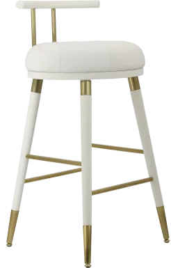 Donnalin White Counter Stool