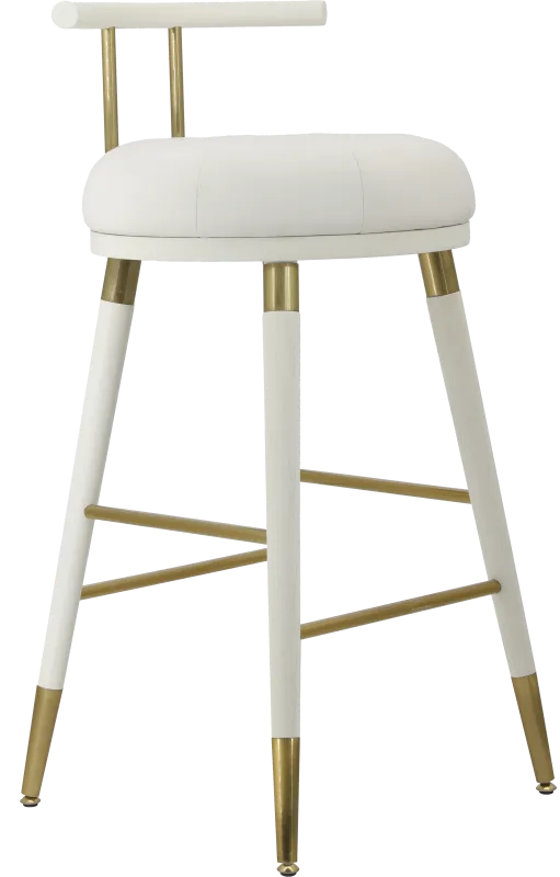 Donnalin White Counter Stool