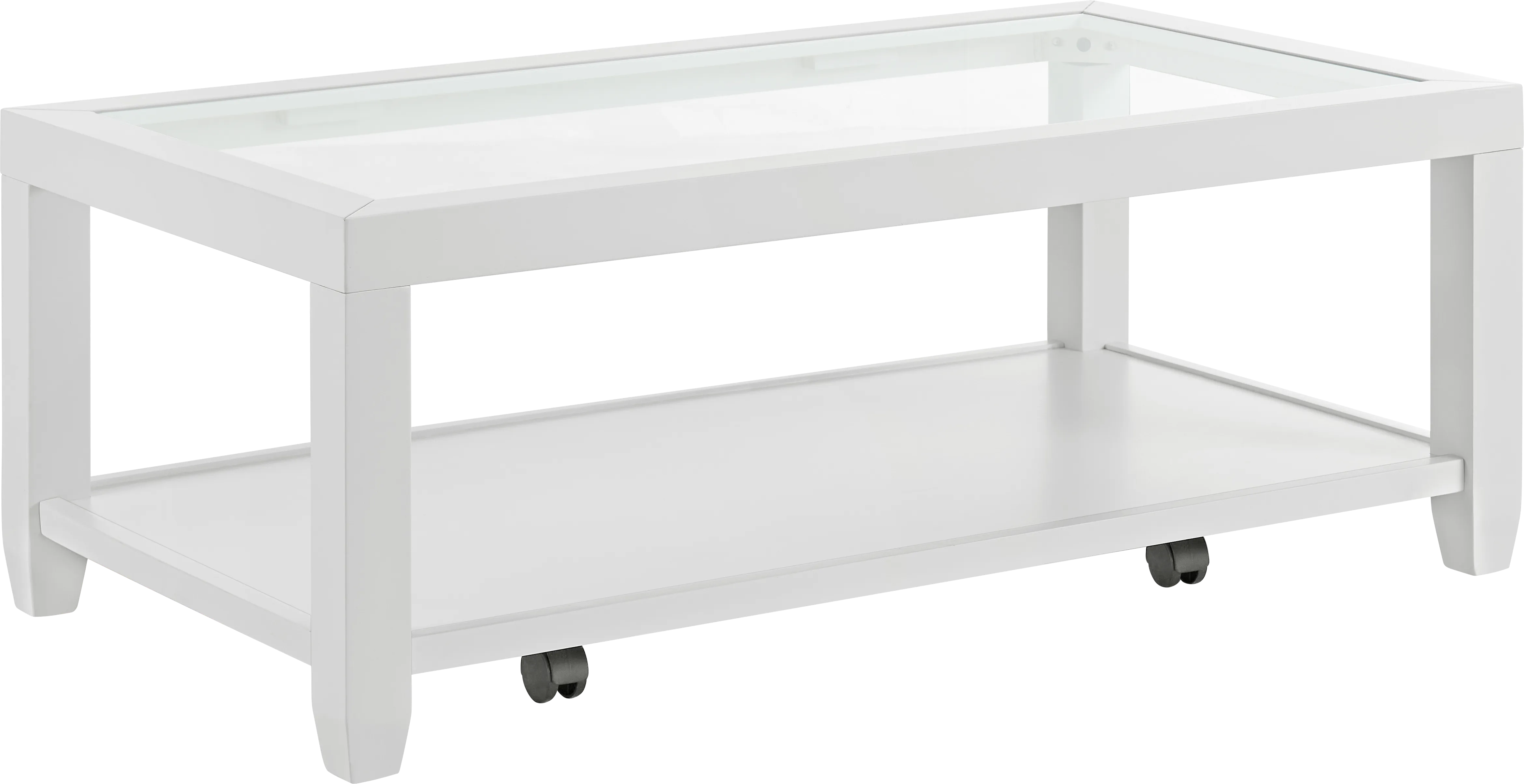 Avati White Cocktail Table - Thumbnail - Image 1