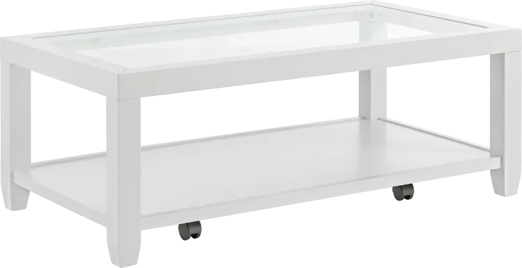 Avati White Cocktail Table