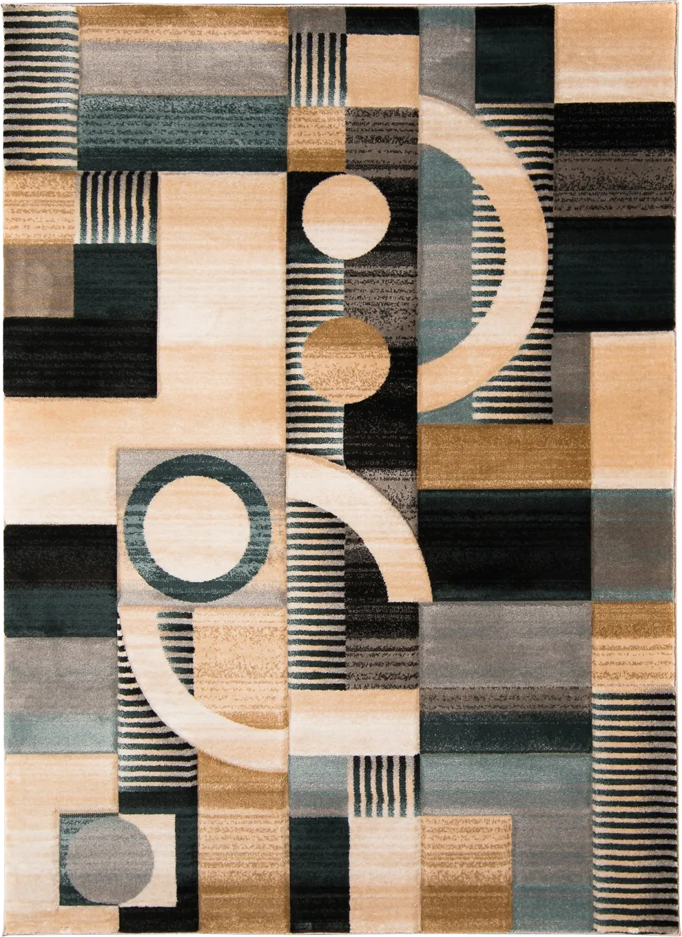 Aryo Gray 5'3 x 7'3 Rug - Image 1