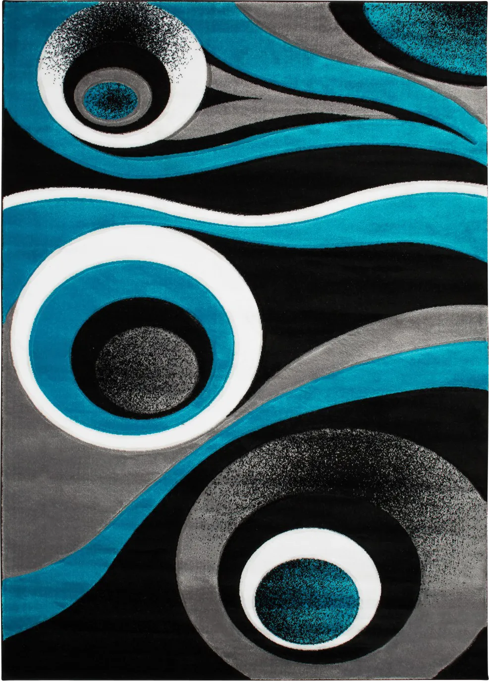 Connley Turquoise 5'3 x 7'3 Rug - Image 1