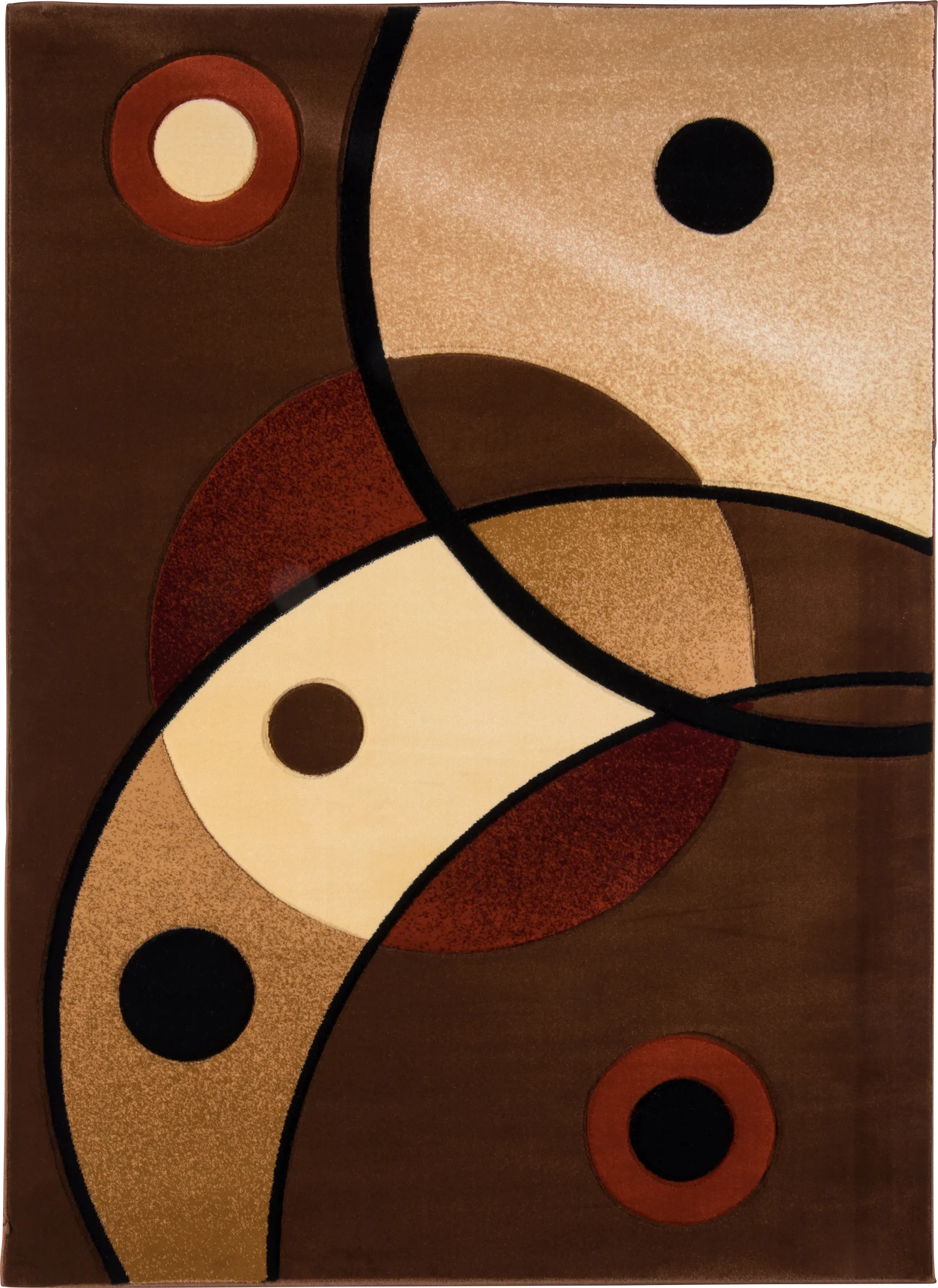 Edelie Brown 5' x 7'3 Rug - Image 1