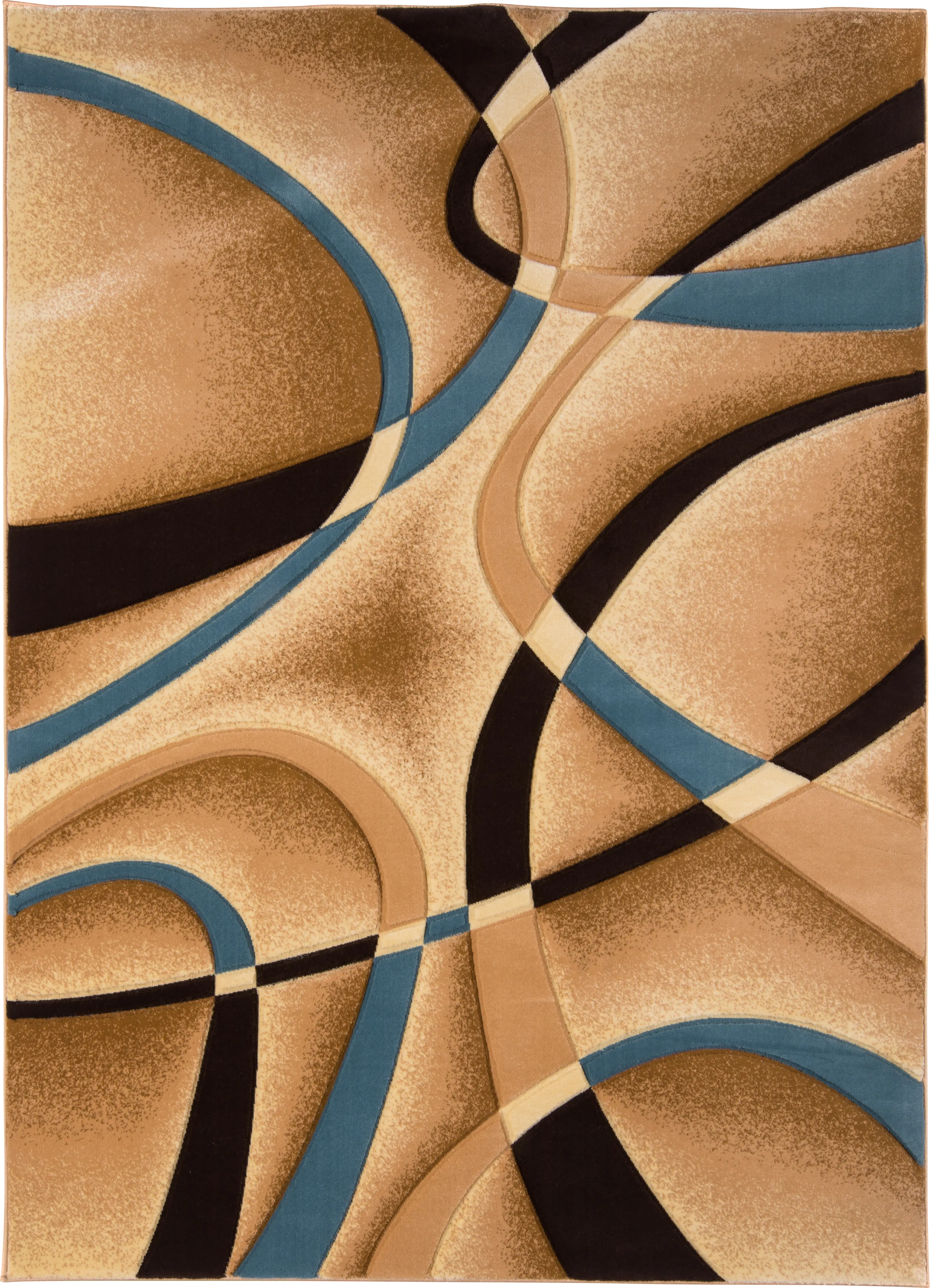 Edrea Blue 5' x 7'3 Rug - Thumbnail - Image 1