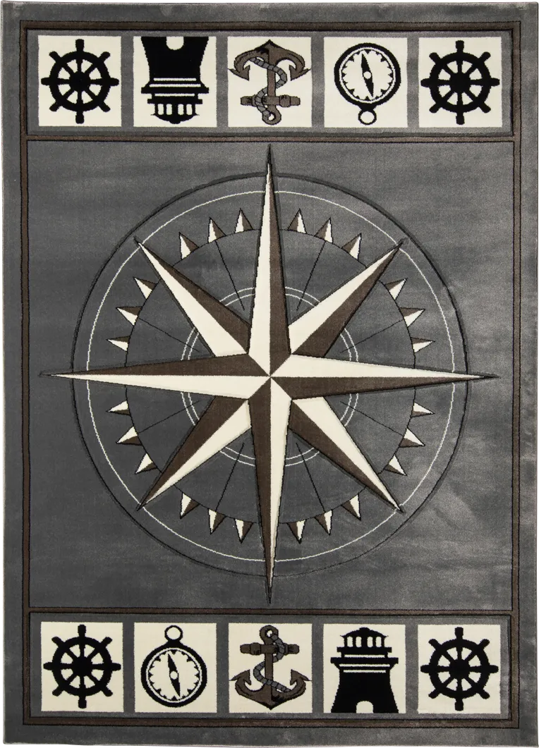 Argelia Gray 5' x 7'3 Rug - Image 1