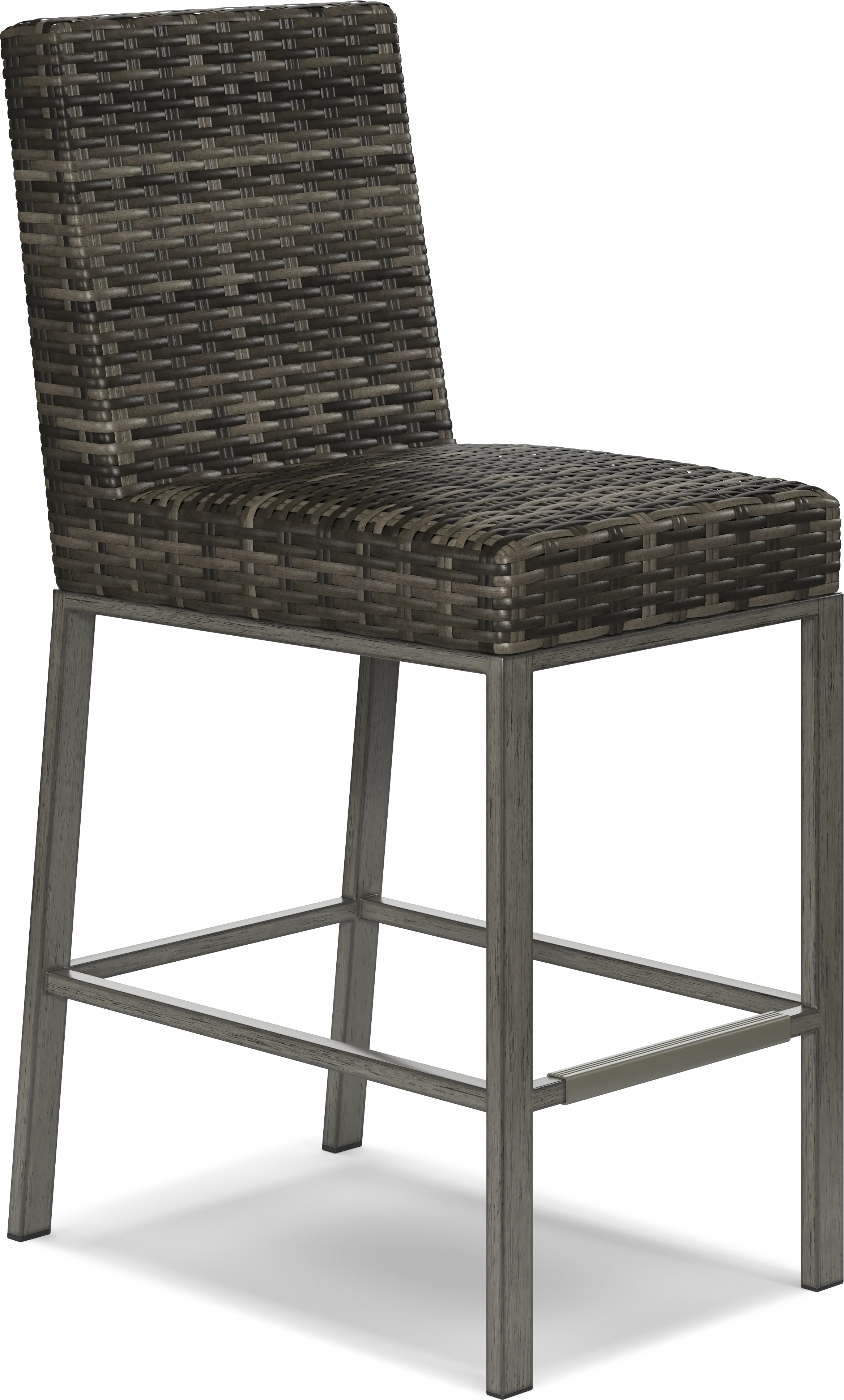 Montecello Gray 5 Pc 42 in. Round Bar Height Outdoor Dining Set - Thumbnail - Image 4