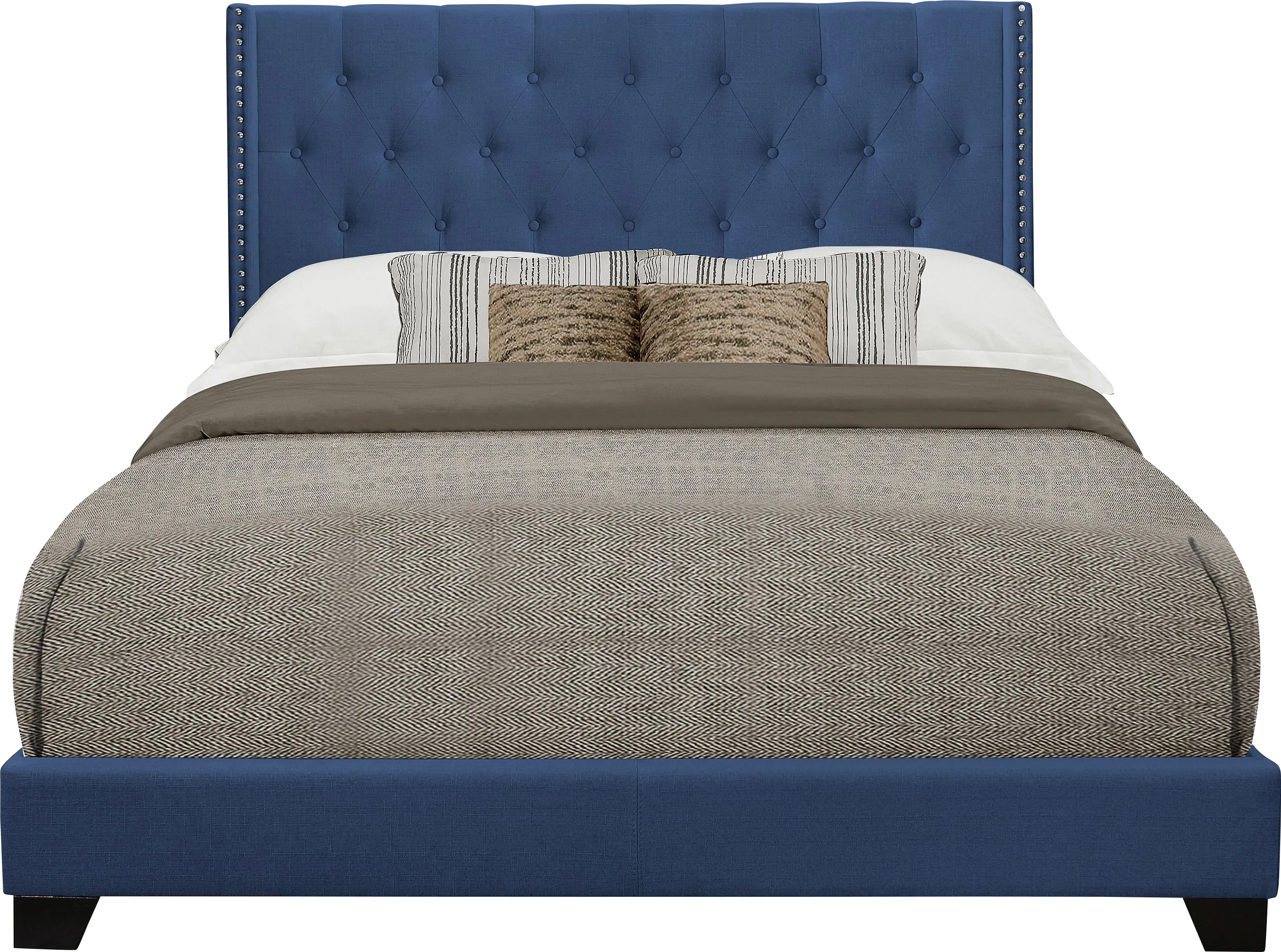Galewood Blue Queen Upholstered Bed