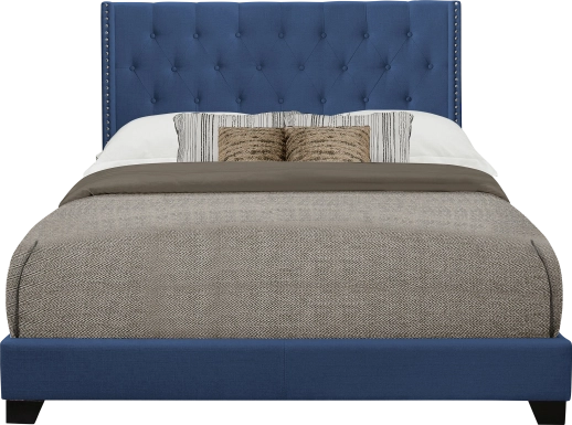 Galewood Blue Queen Upholstered Bed