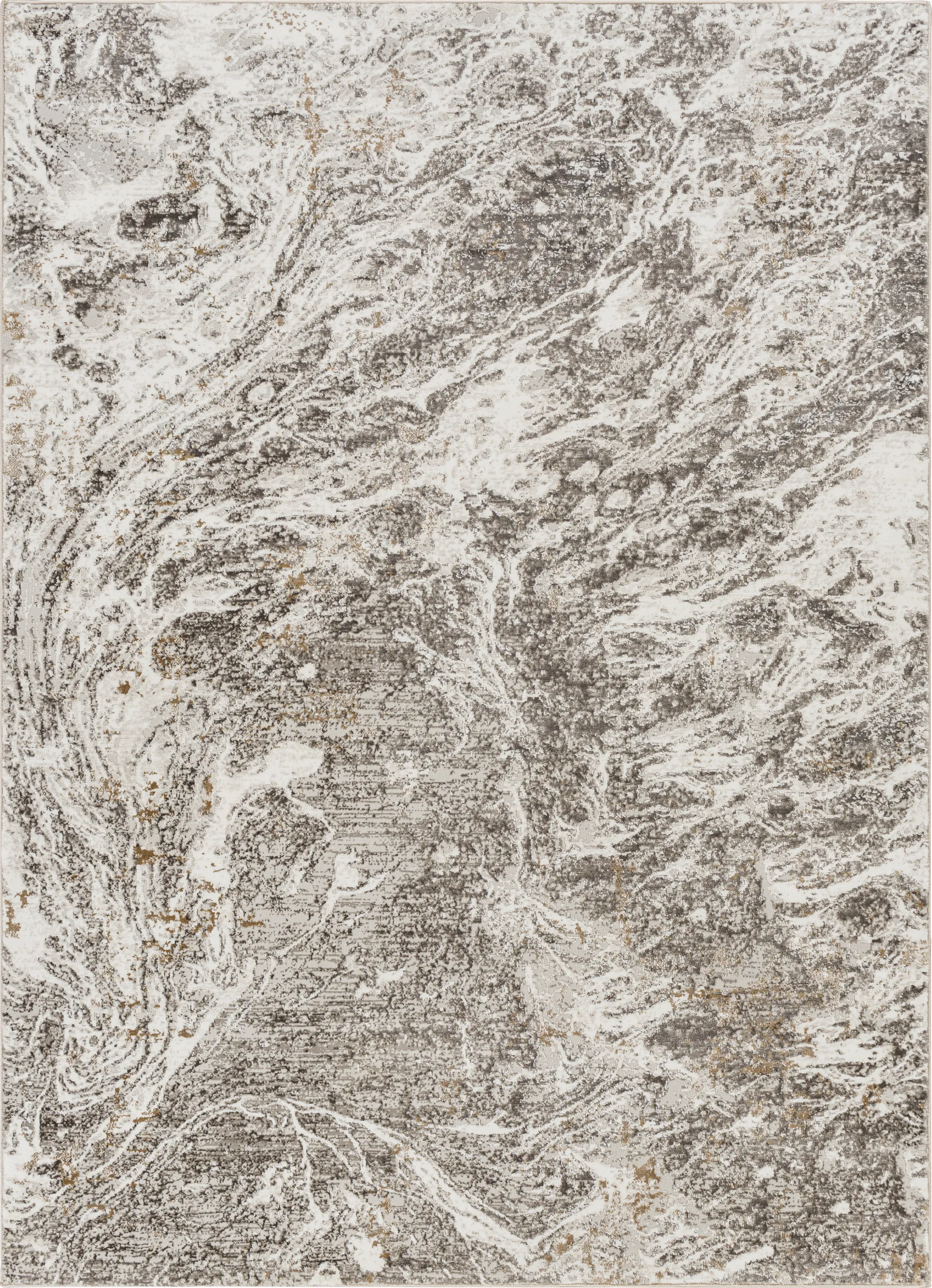 Tonnerre Ivory 5'3 x 7'3 Rug - Image 1