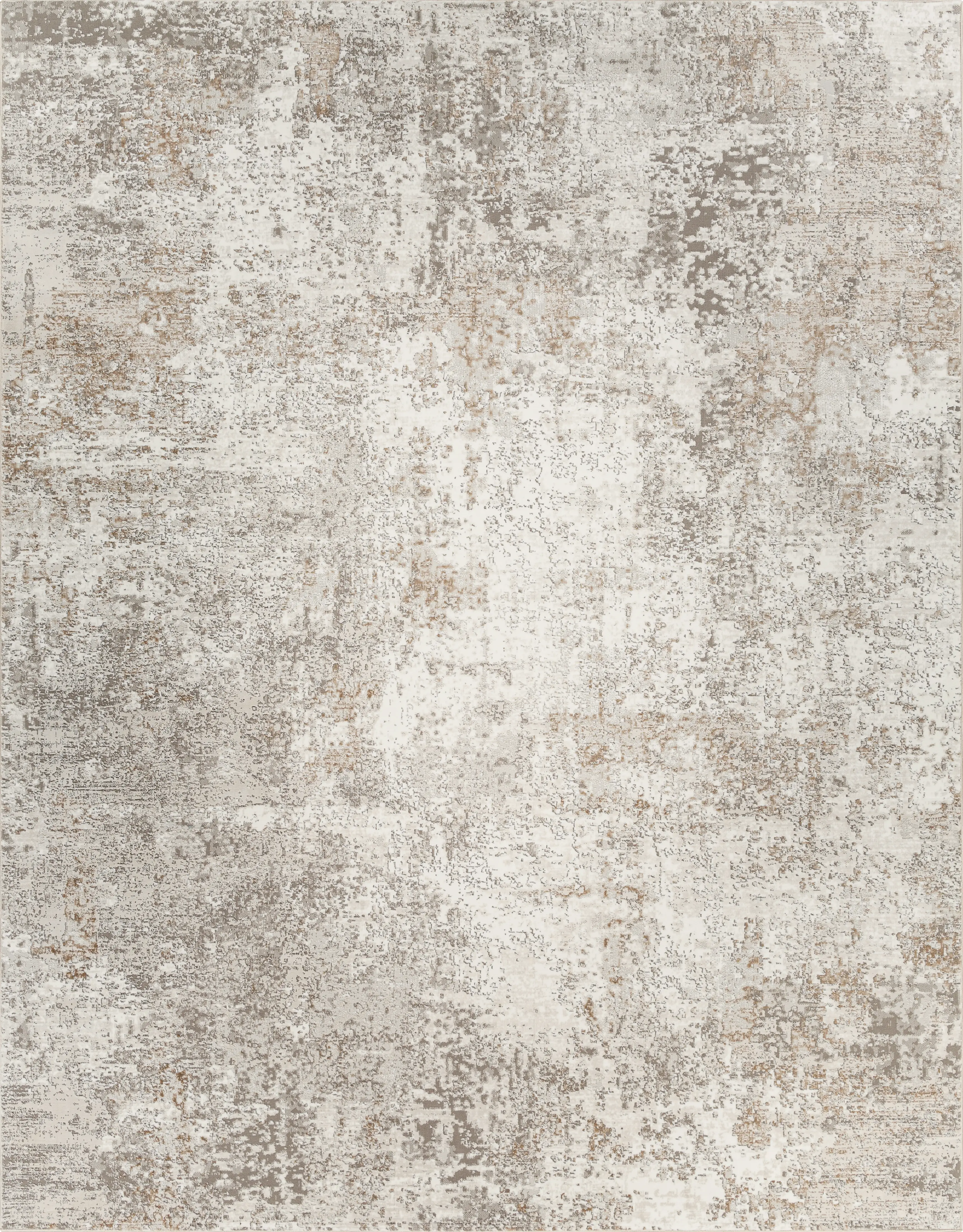 Lazto Light Gray 7'10 x 10'2 Rug - Thumbnail - Image 1