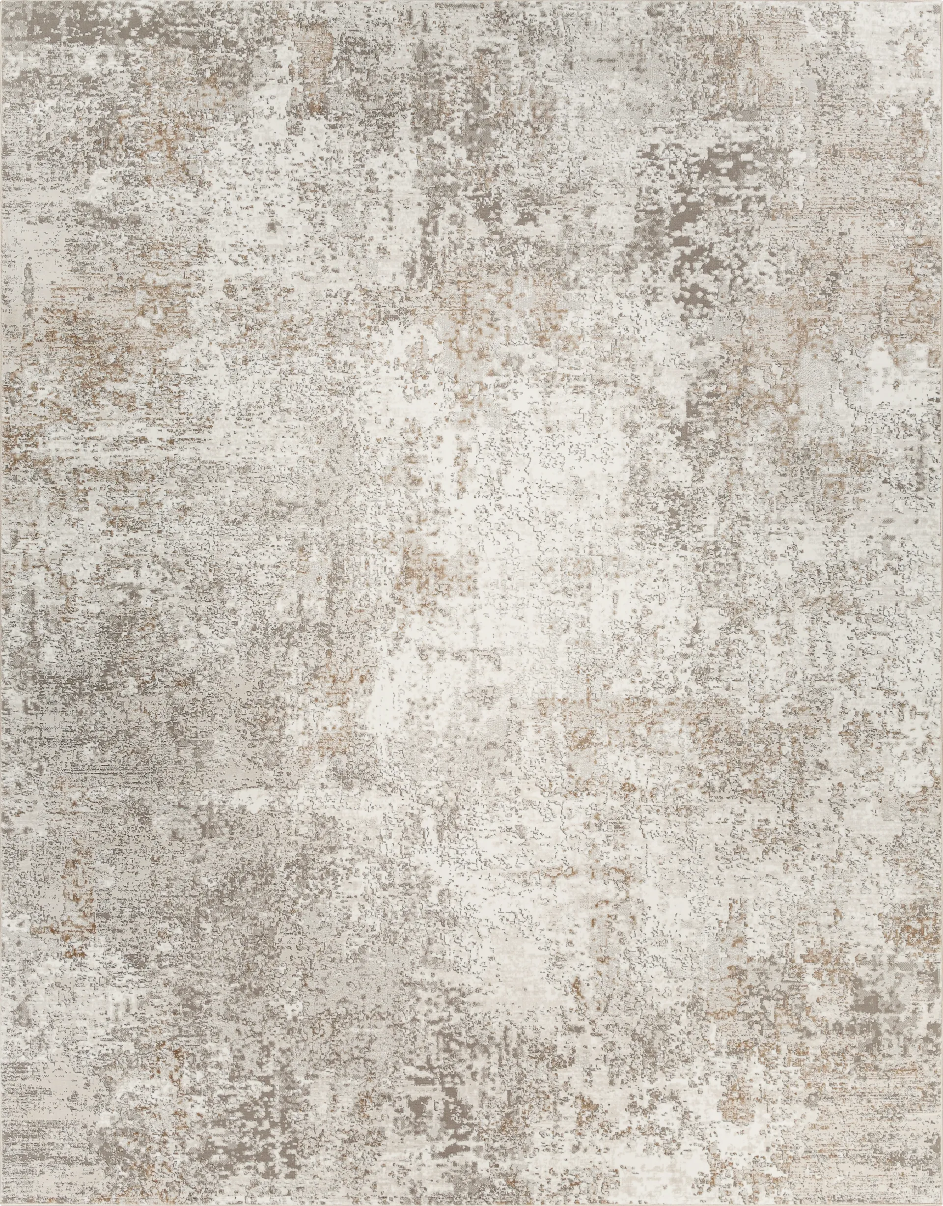 Lazto Light Gray 7'10 x 10'2 Rug - Image 1