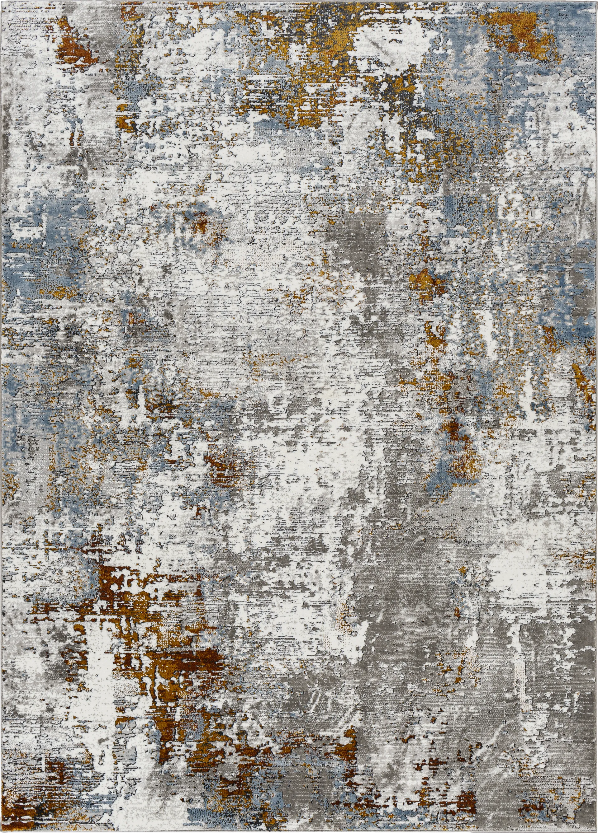 Kinaso Gray 5'3 x 7'3 Rug - Image 1