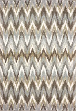 Pioneer Park Gray 5'3 x 7'6 Rug