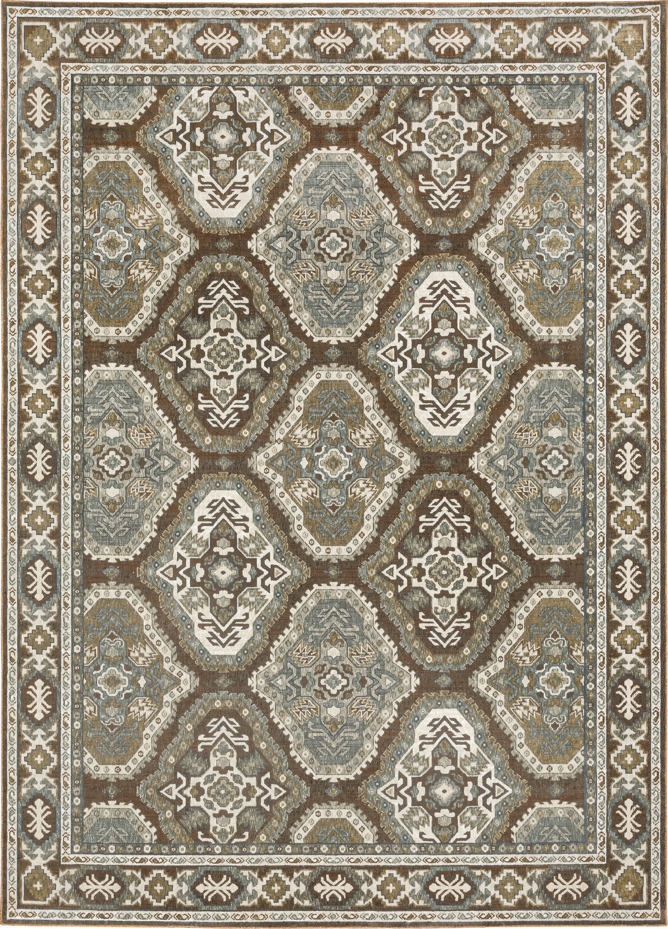 Chemmis Rust 6'7 x 9'6 Rug - Thumbnail - Image 1