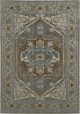 Nishem Gray 5'3 x 7'6 Rug