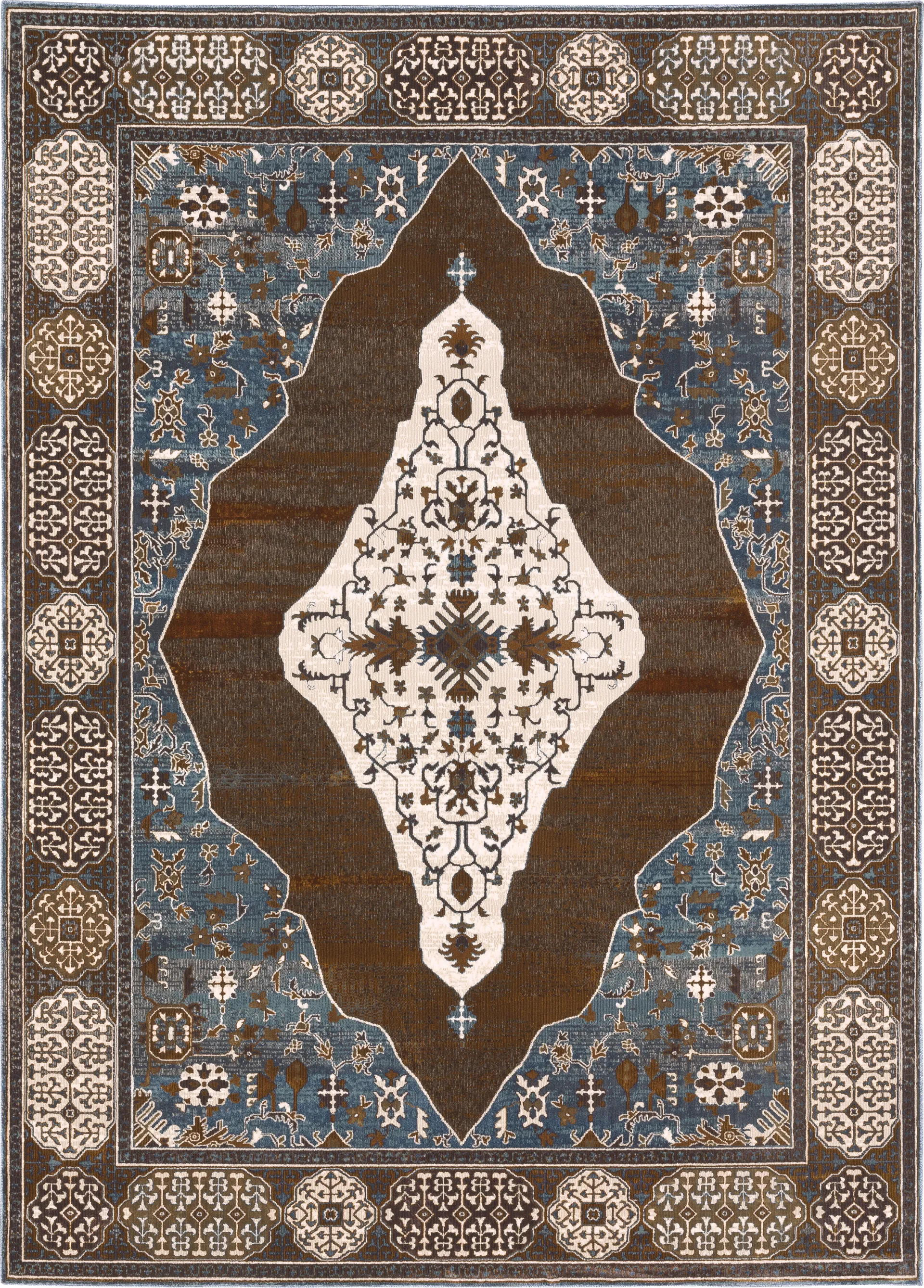 Firesun Rust 7'10 x 10'10 Rug - Image 1