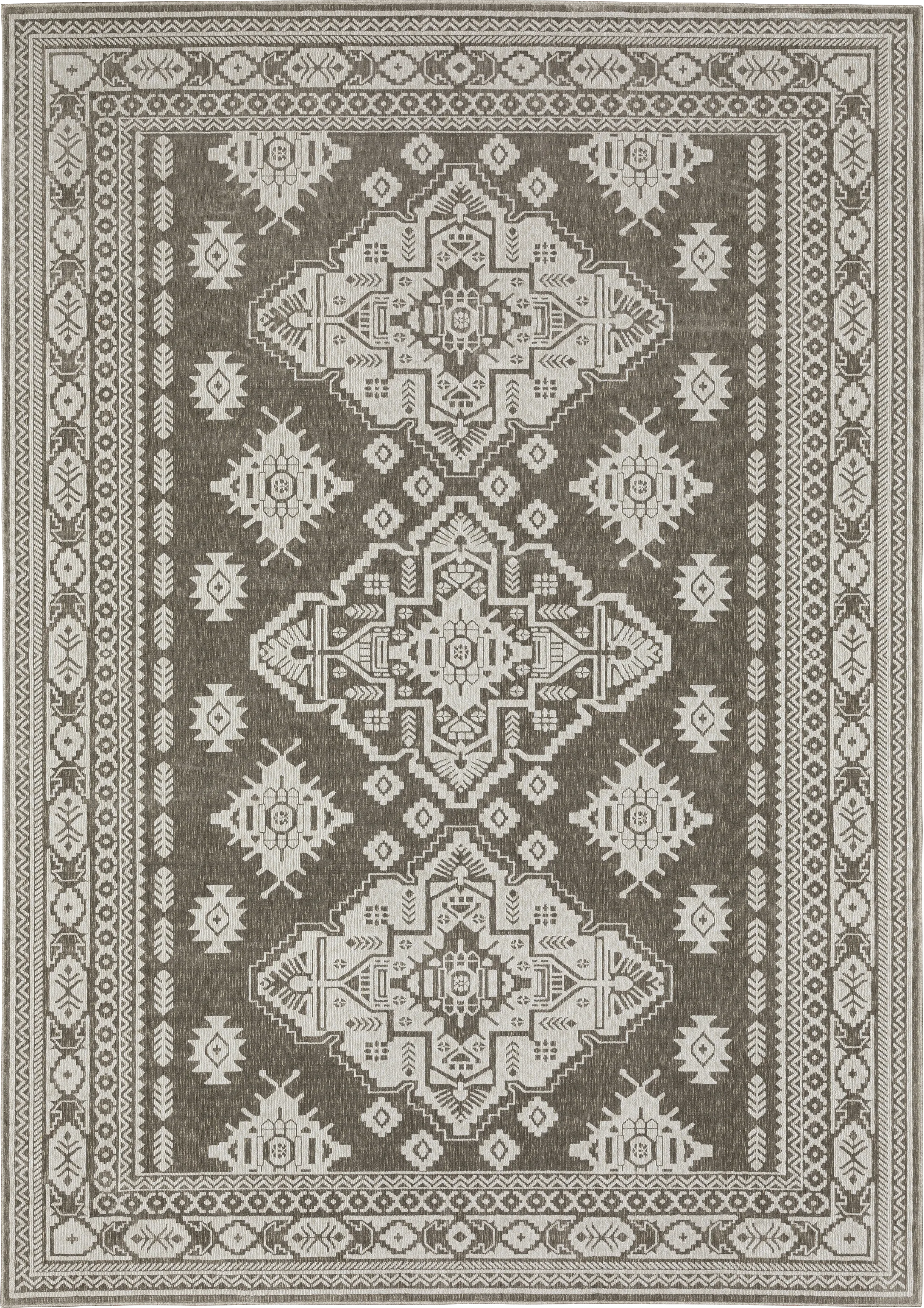 Kemat Gray 6'7 x 9'6 Rug - Thumbnail - Image 1
