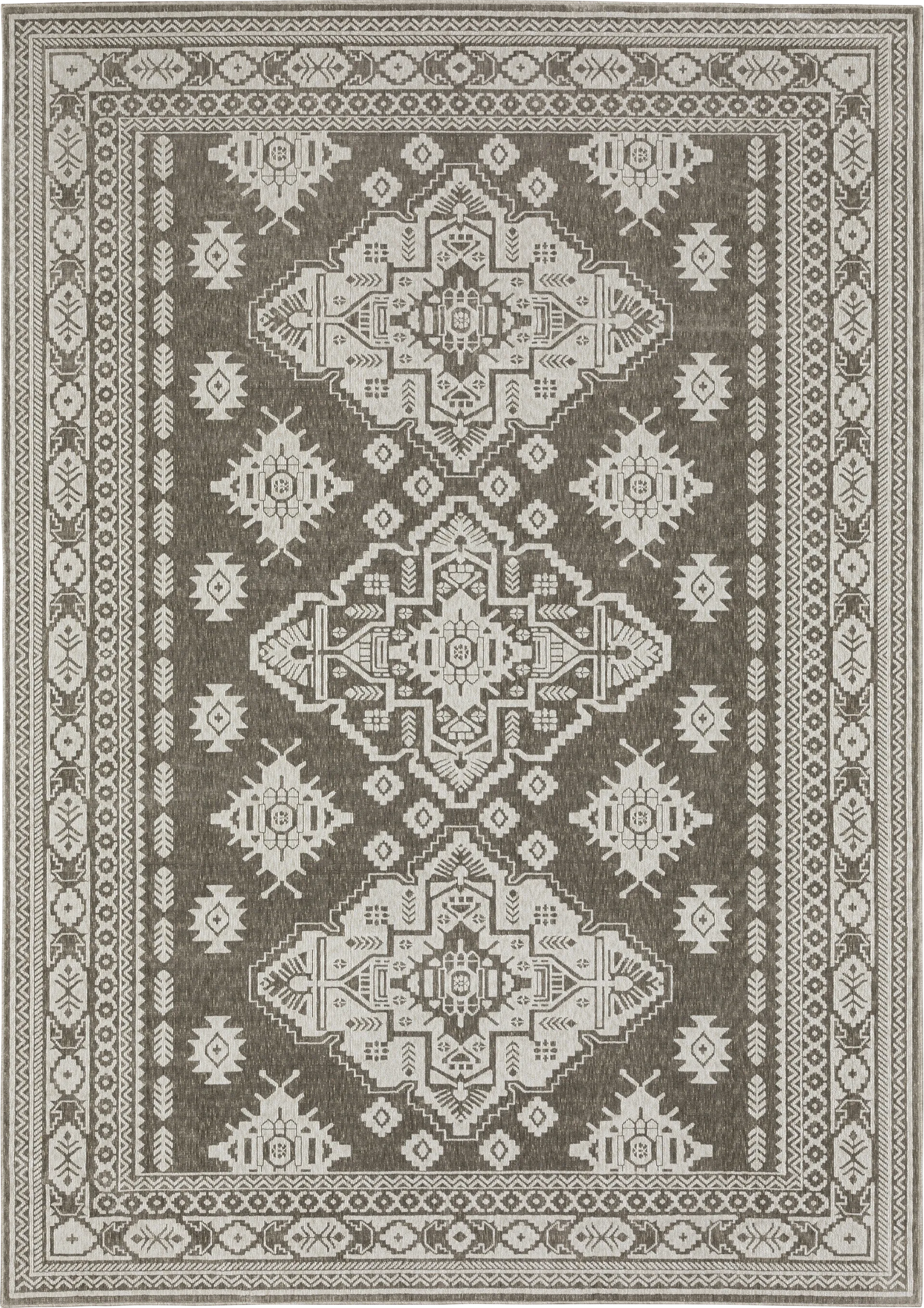 Kemat Gray 5'3 x 7'6 Rug - Image 1