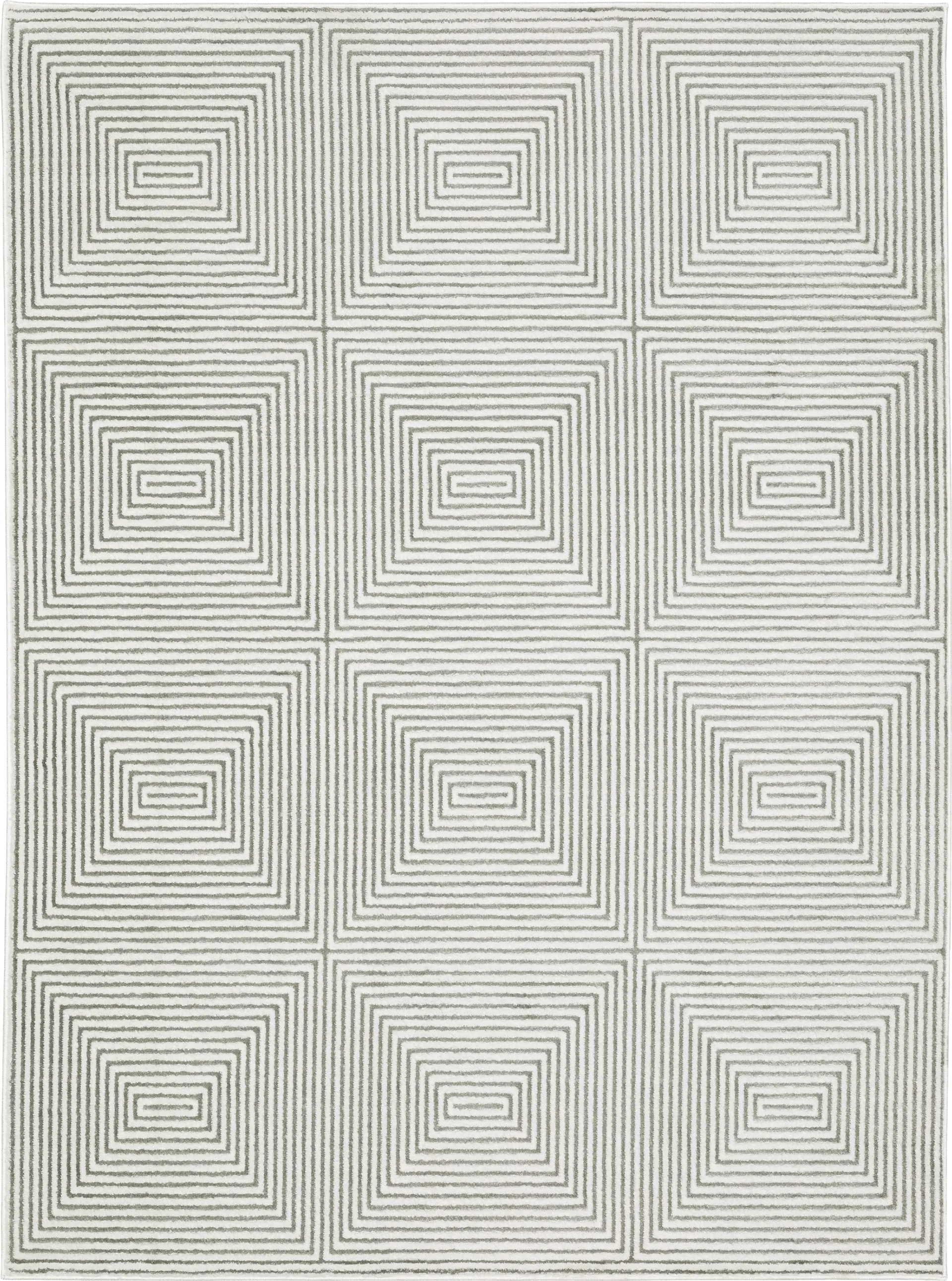Anoke Gray 6'7 x 9'6 Rug