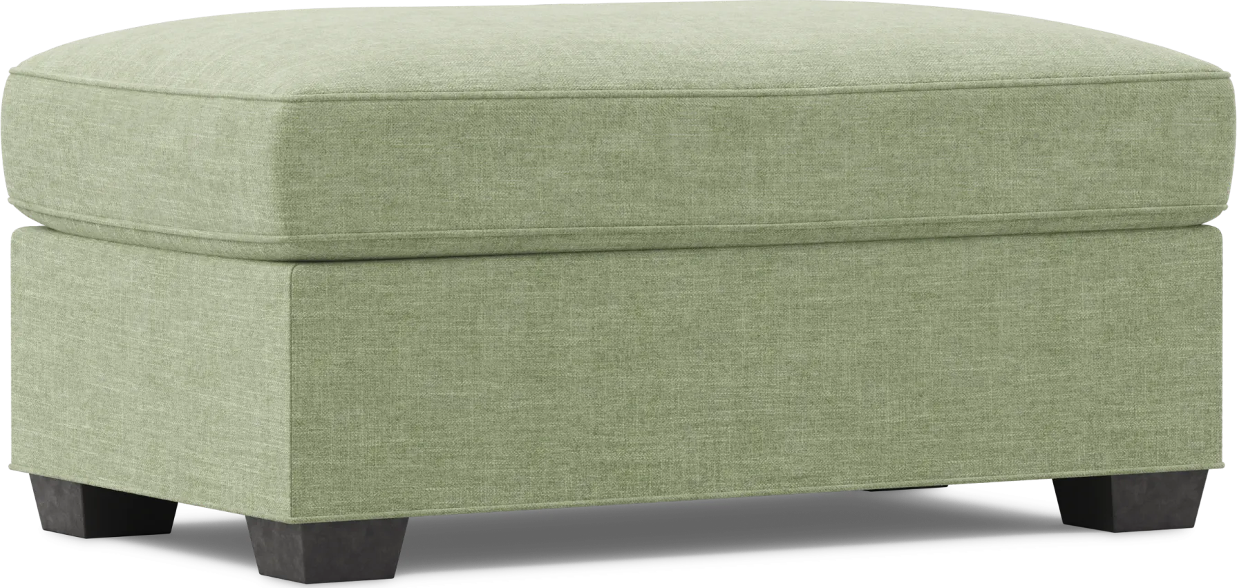 Bellingham Celadon Textured Chenille Ottoman - Thumbnail - Image 1