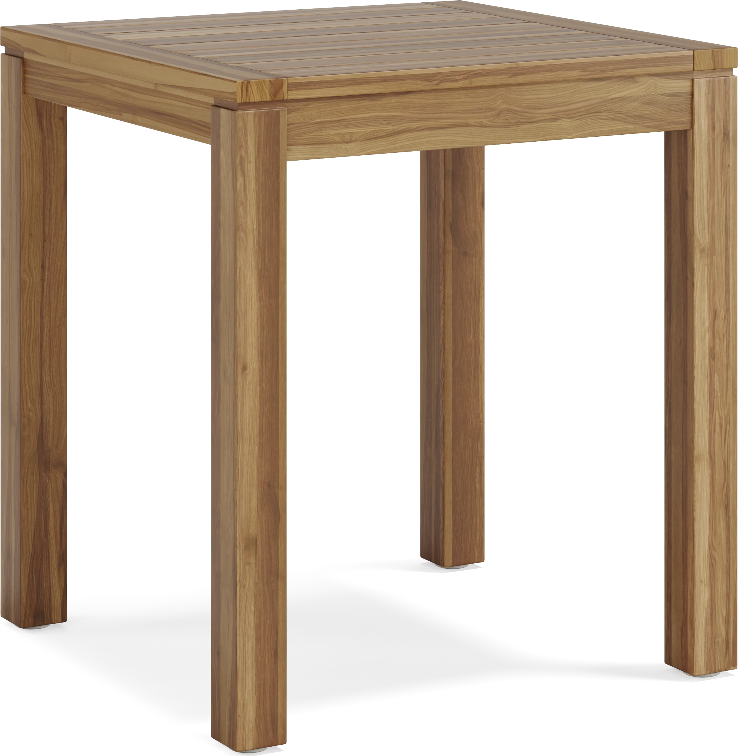 Patmos Teak 5 Pc 36 in. Square Bar Height Outdoor Dining Set - Thumbnail - Image 2
