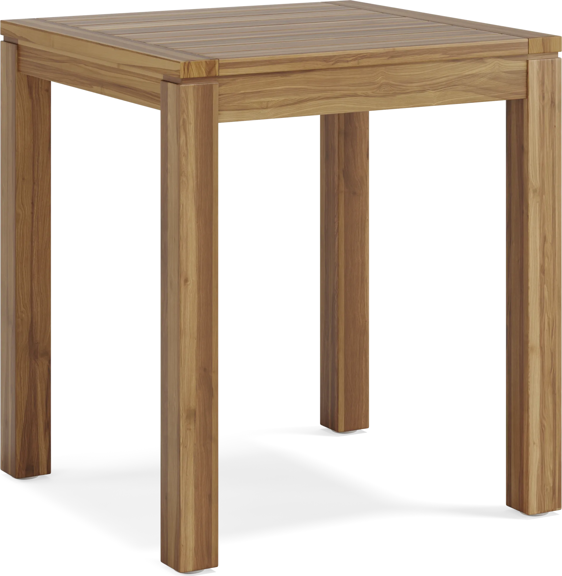 Patmos Teak 36 in. Square Bar Height Outdoor Dining Table - Image 2