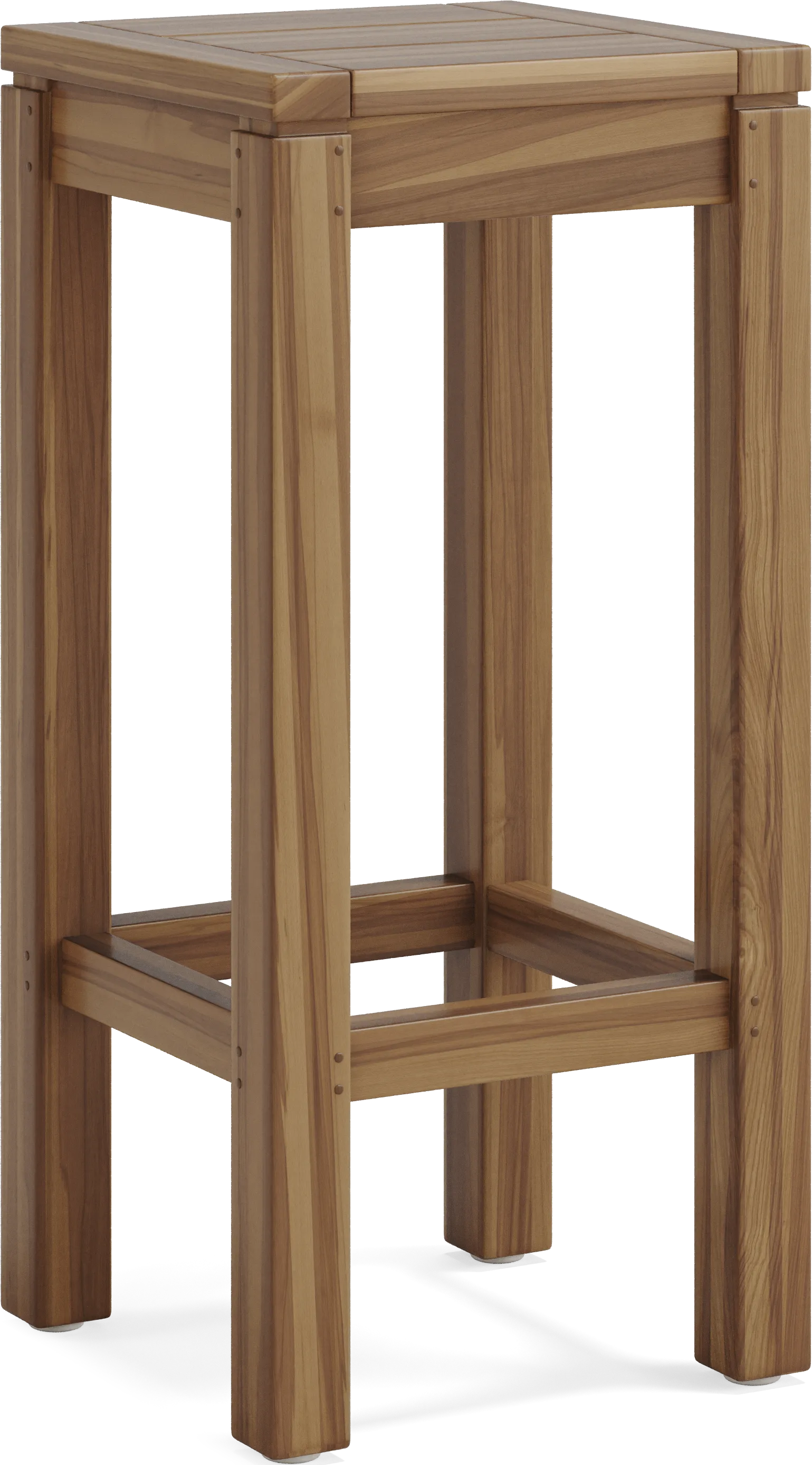 Patmos Teak Outdoor Barstool - Image 2