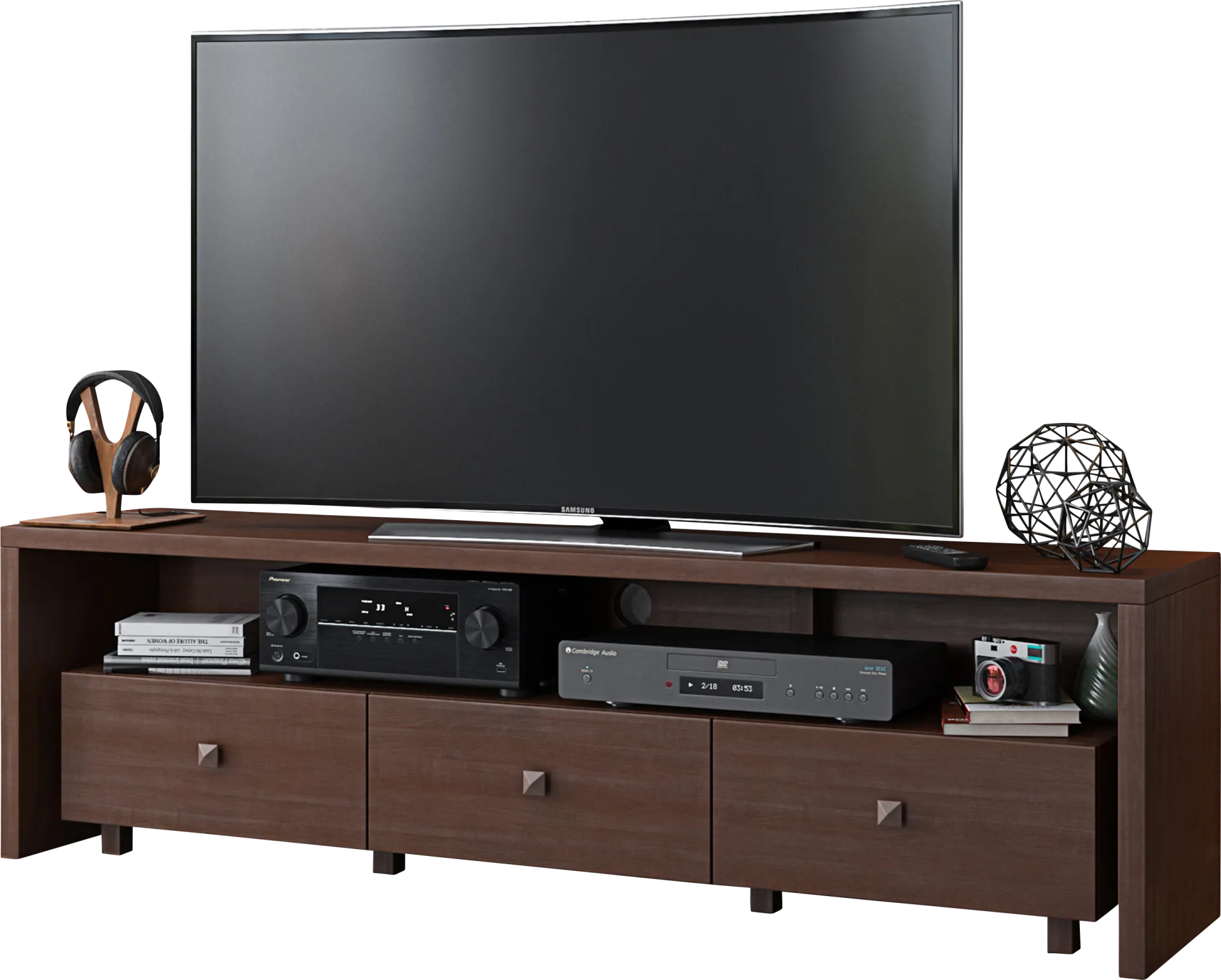 Flemris Hickory 70 in. Console - Image 1