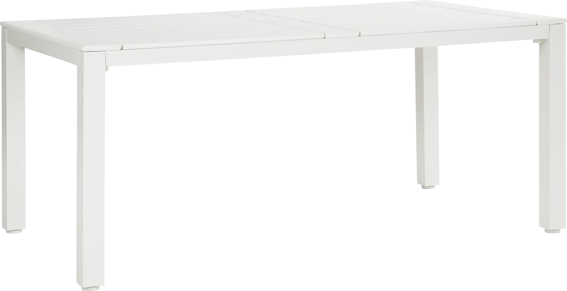 Eastlake White 71 in. Outdoor Dining Table - Image 1