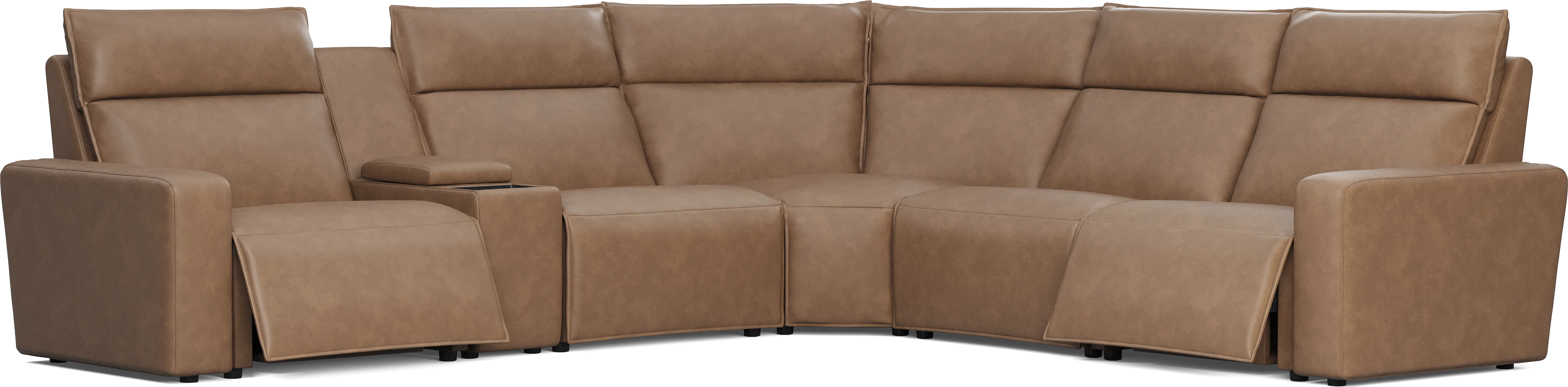 Saddle 6 Pc Dual Power Reclining ModularTwo - Thumbnail - Image 1