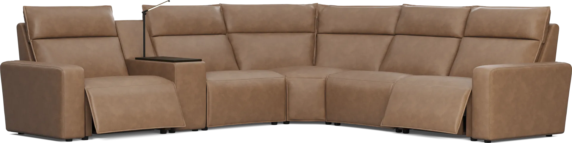 Saddle 6 Pc Dual Power Reclining ModularTwo - Image 2