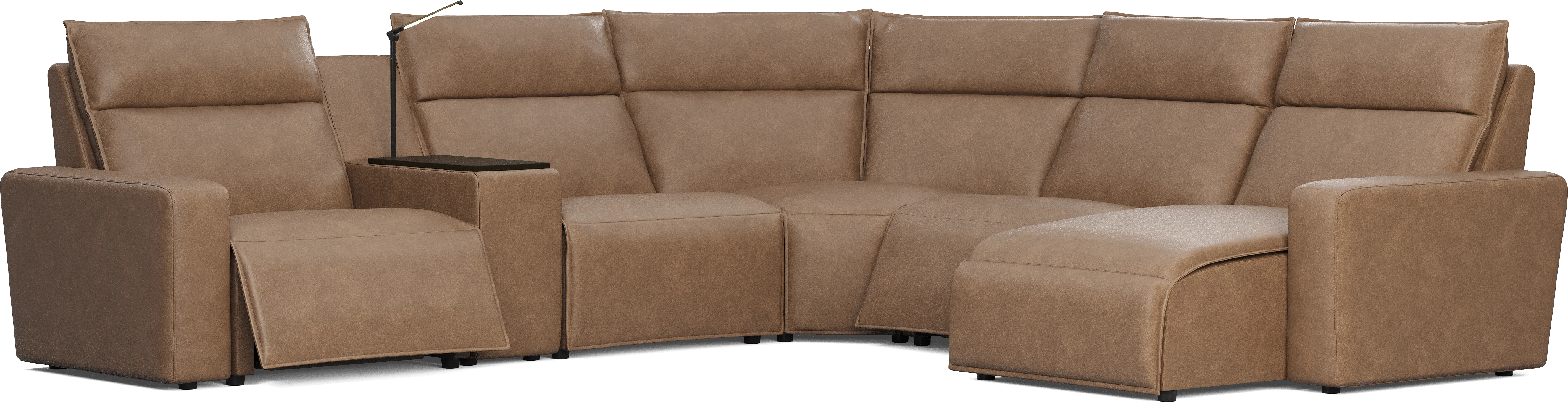 Saddle 6 Pc Dual Power Reclining ModularTwo - Thumbnail - Image 1
