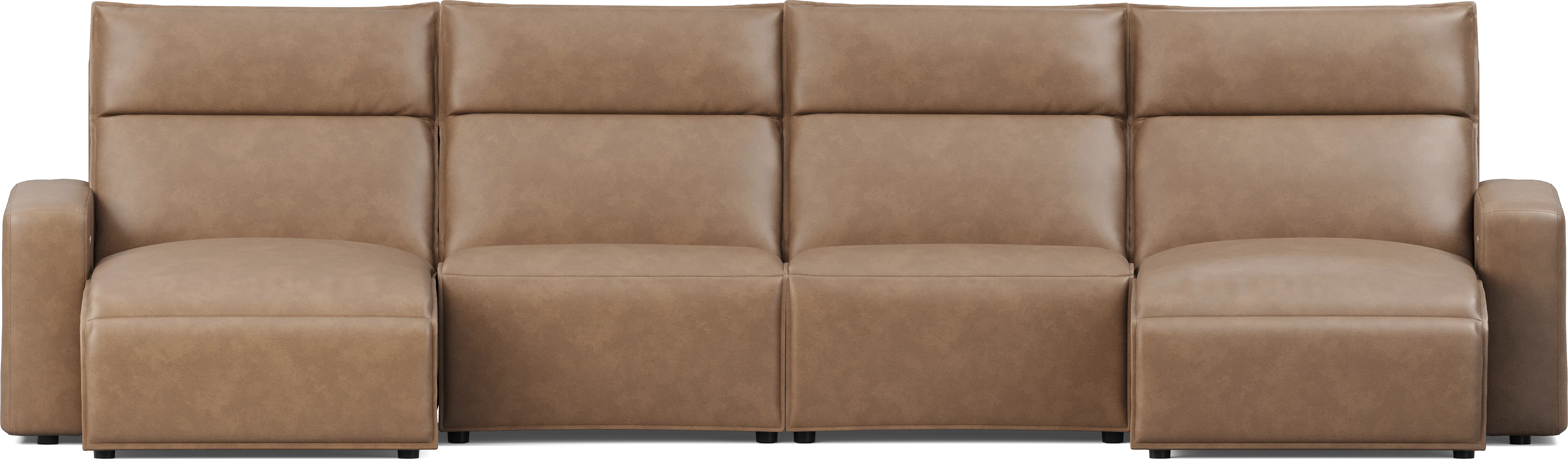 Saddle 4 Pc Dual Power Reclining ModularTwo - Thumbnail - Image 1