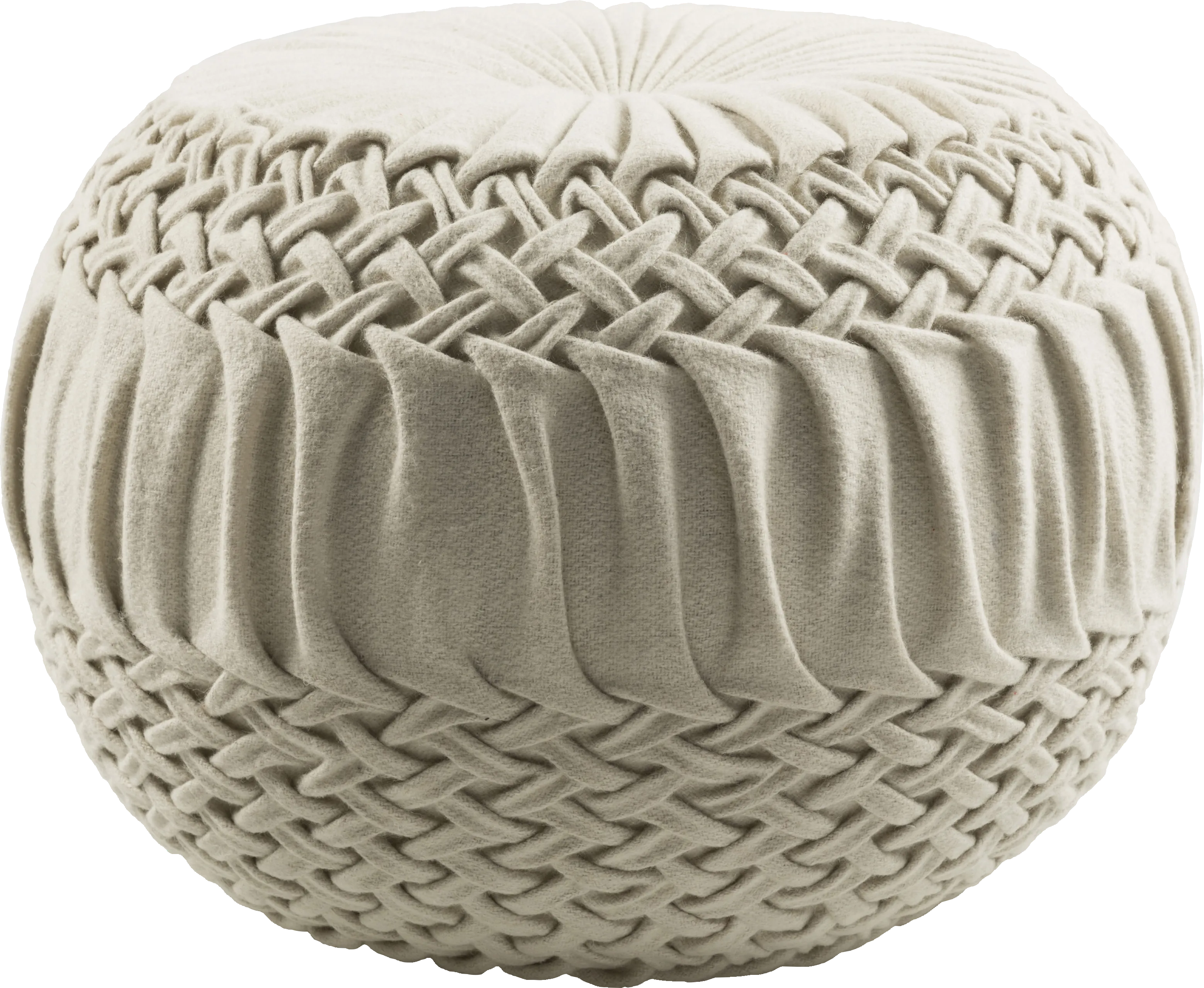 Guildwood Cream Ottoman