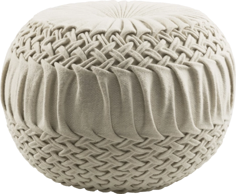 Guildwood Cream Ottoman