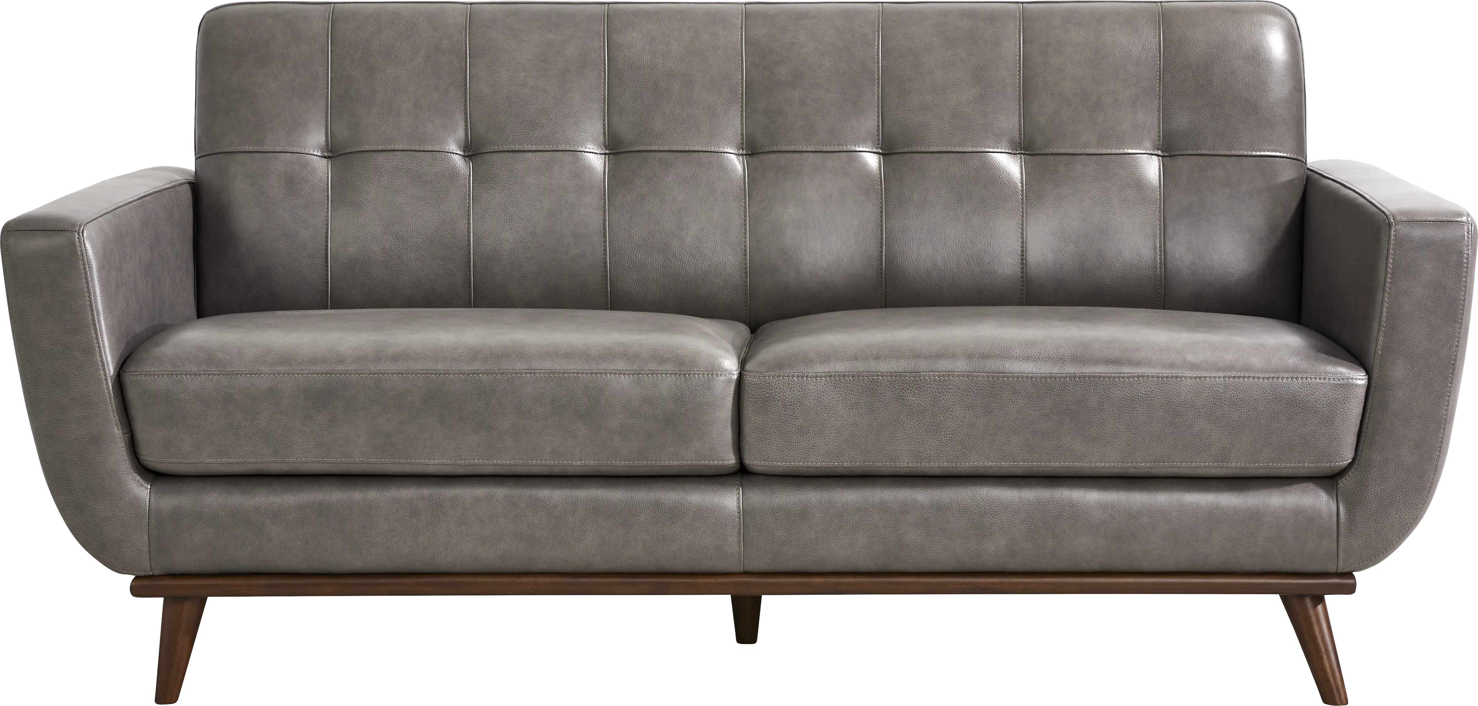 Greyson Gray Leather 2 Pc Living Room - Thumbnail - Image 6