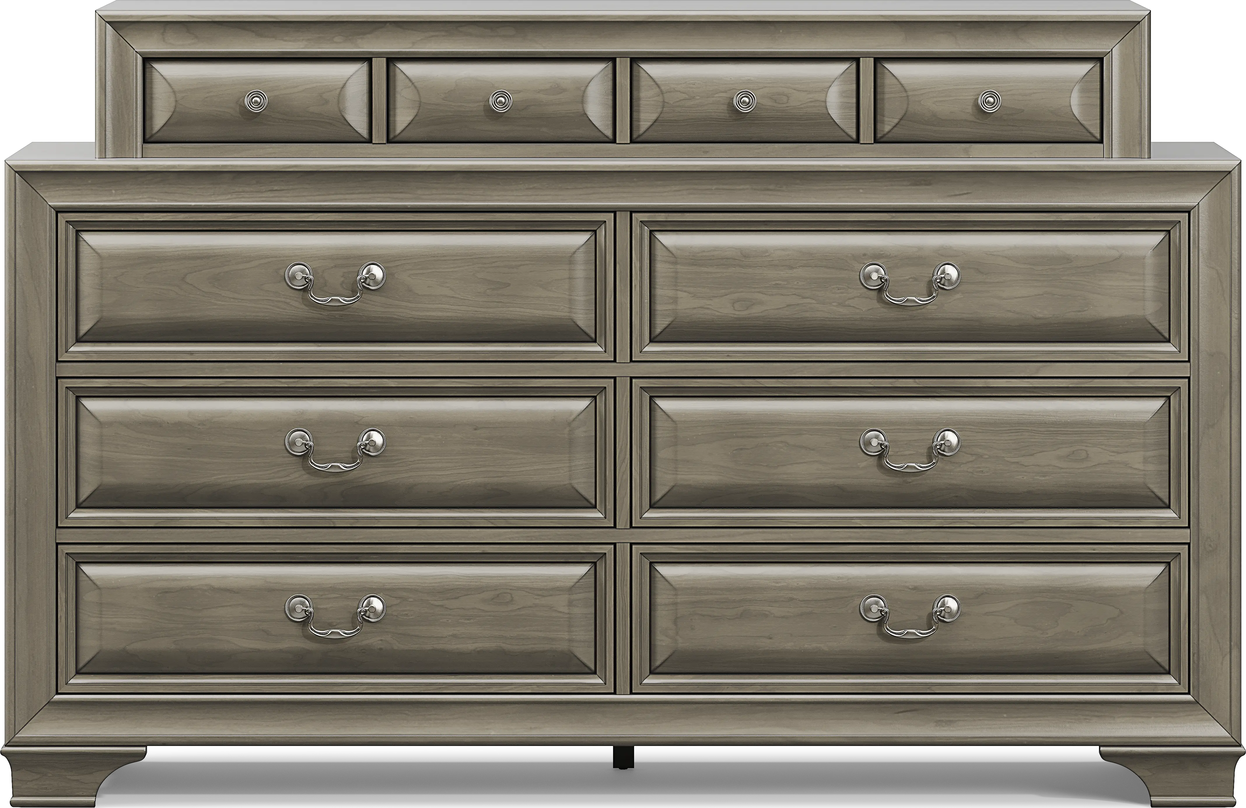 Mill Valley II Gray 7 Pc Queen Sleigh Bedroom with Storage - Thumbnail - Image 7