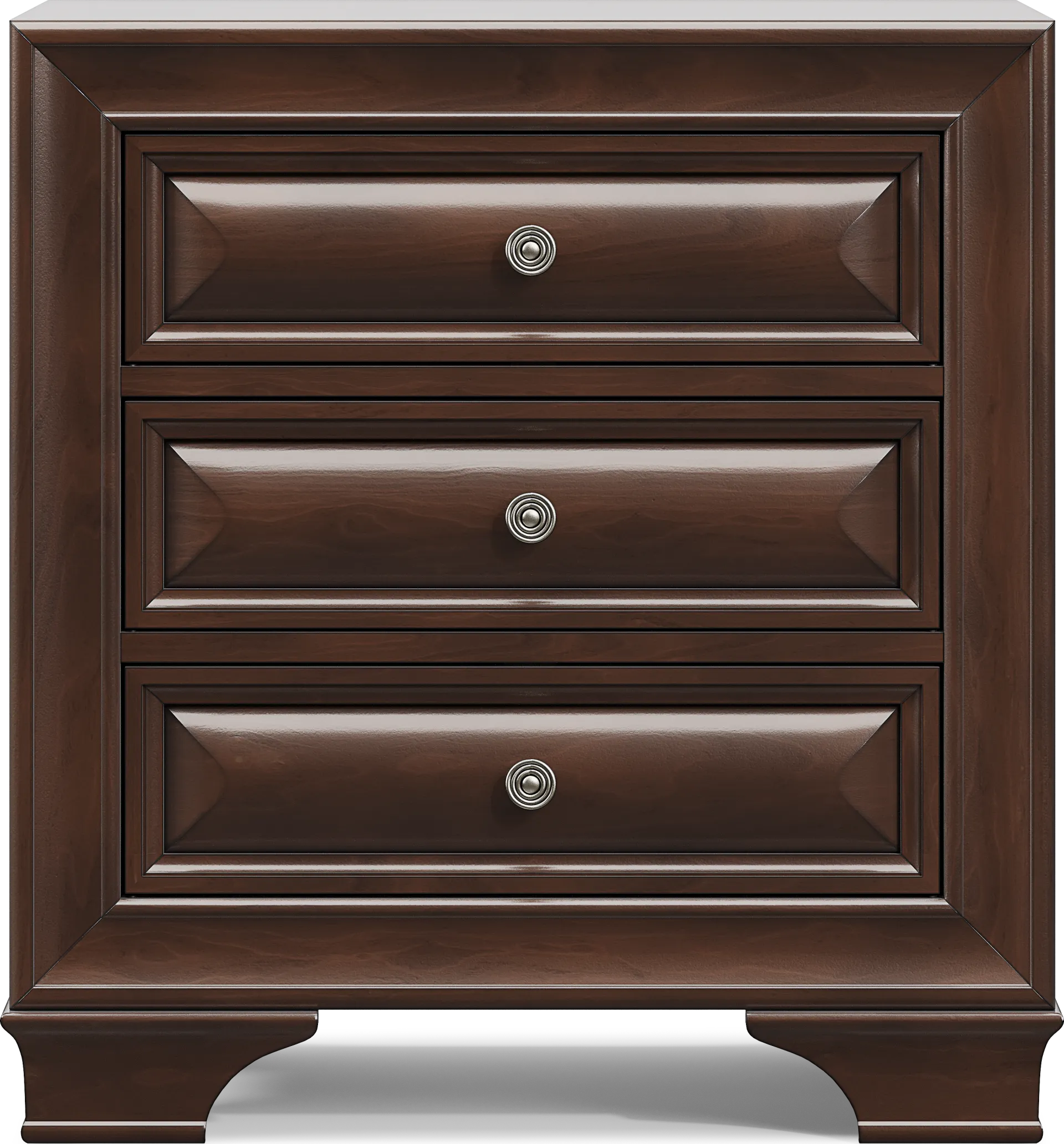 Mill Valley II Cherry Finish Nightstand - Image 2