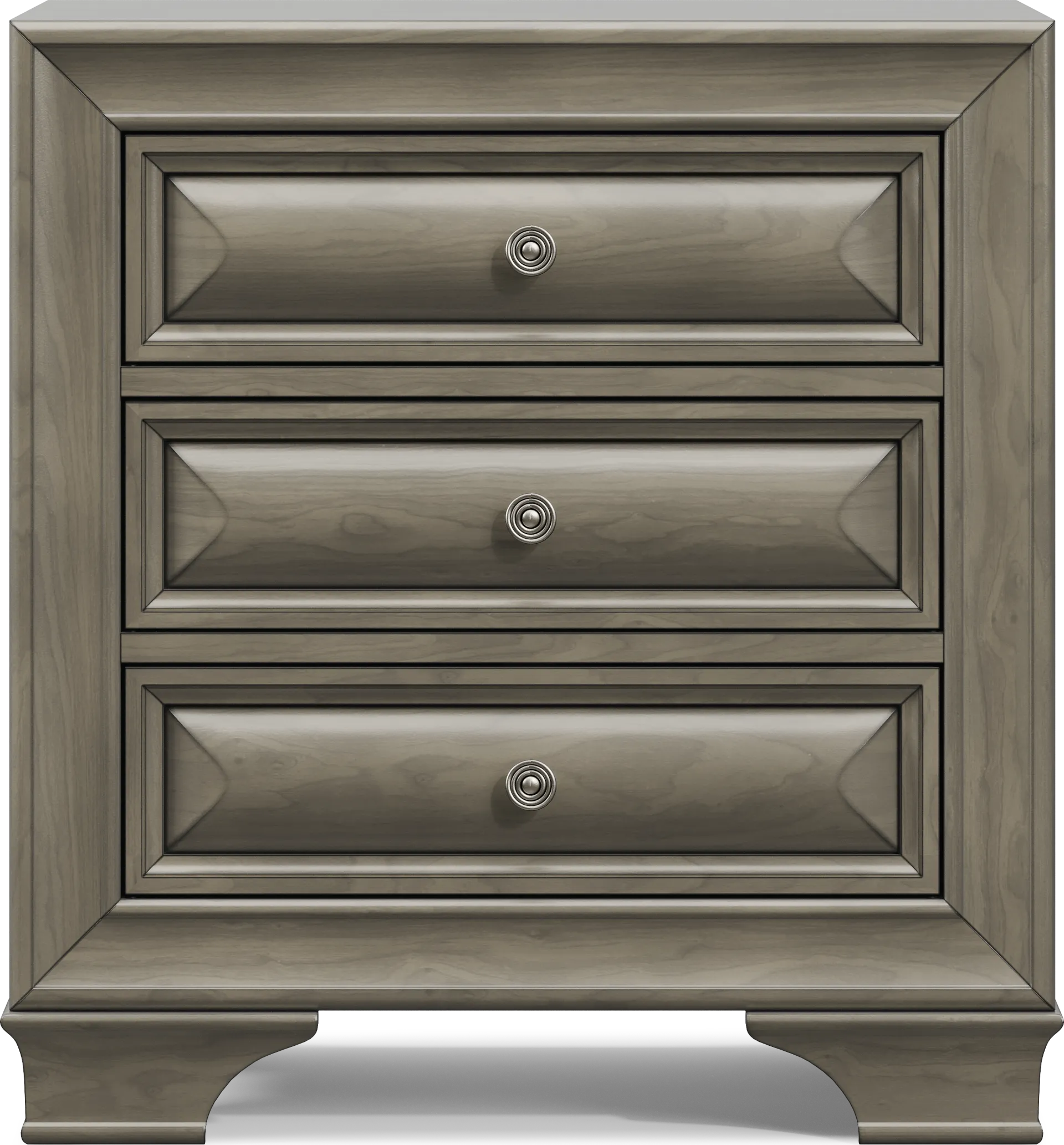 Mill Valley II Gray Nightstand - Image 1