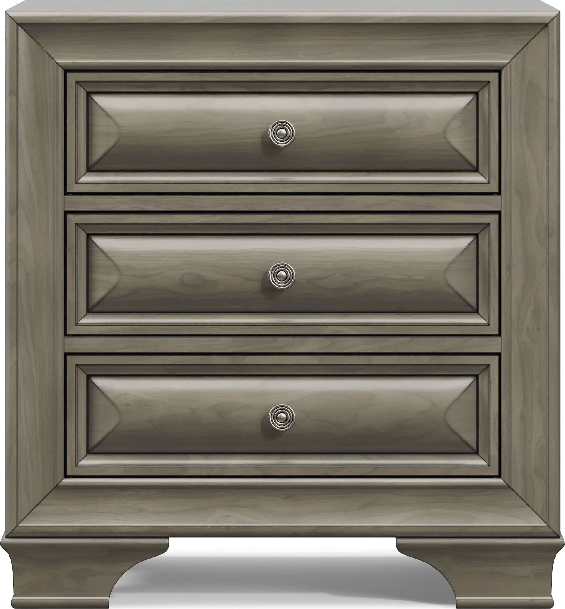 Mill Valley II Gray Nightstand