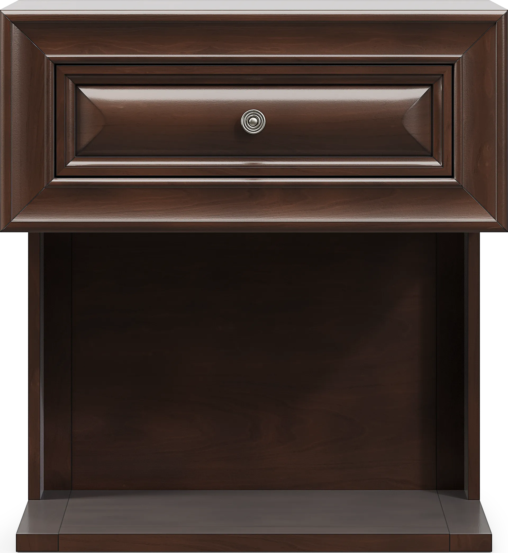 Mill Valley II Cherry Finish 7 Pc King Sleigh Bedroom with Storage - Image 9